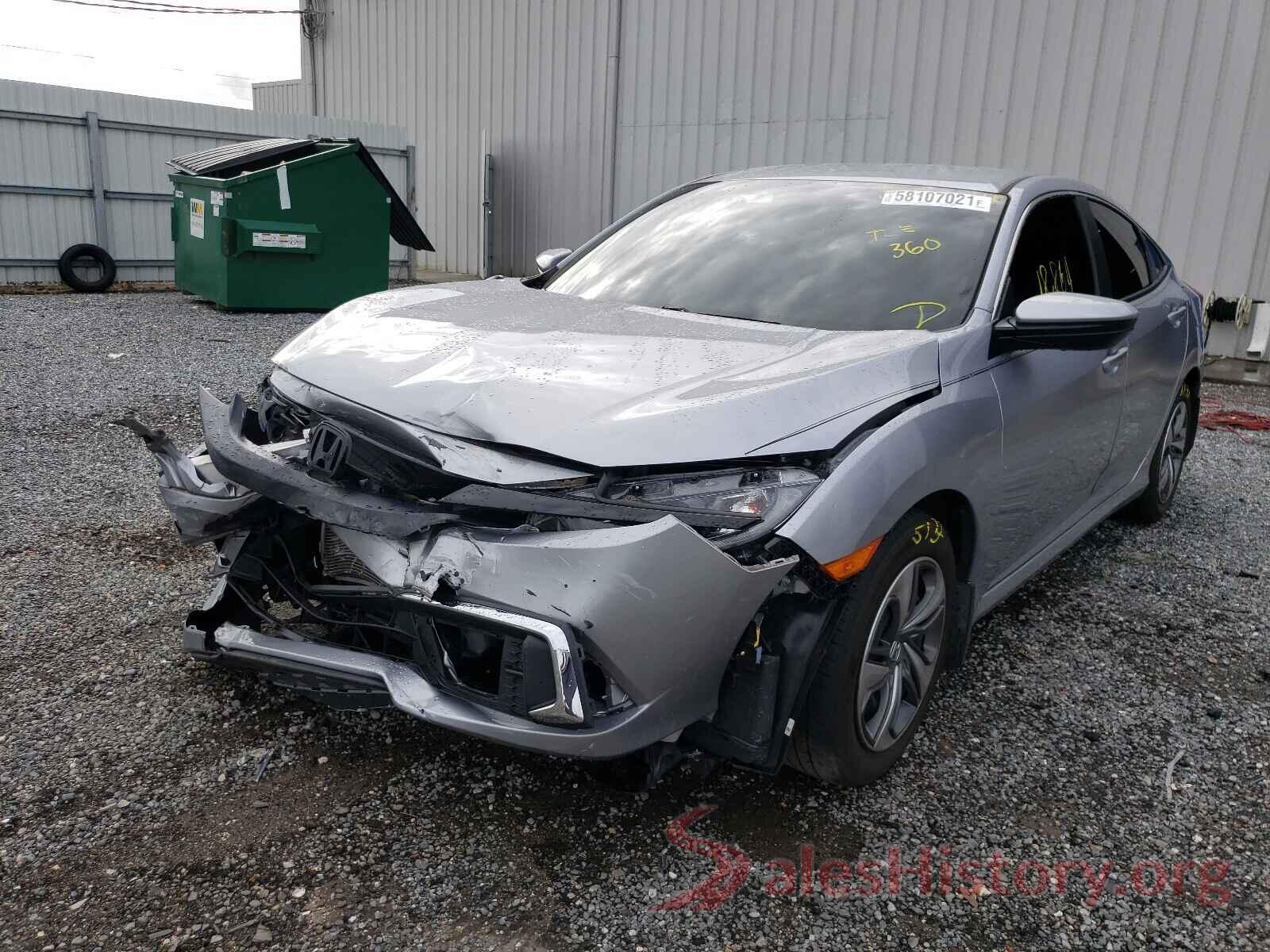 2HGFC2F62KH566136 2019 HONDA CIVIC