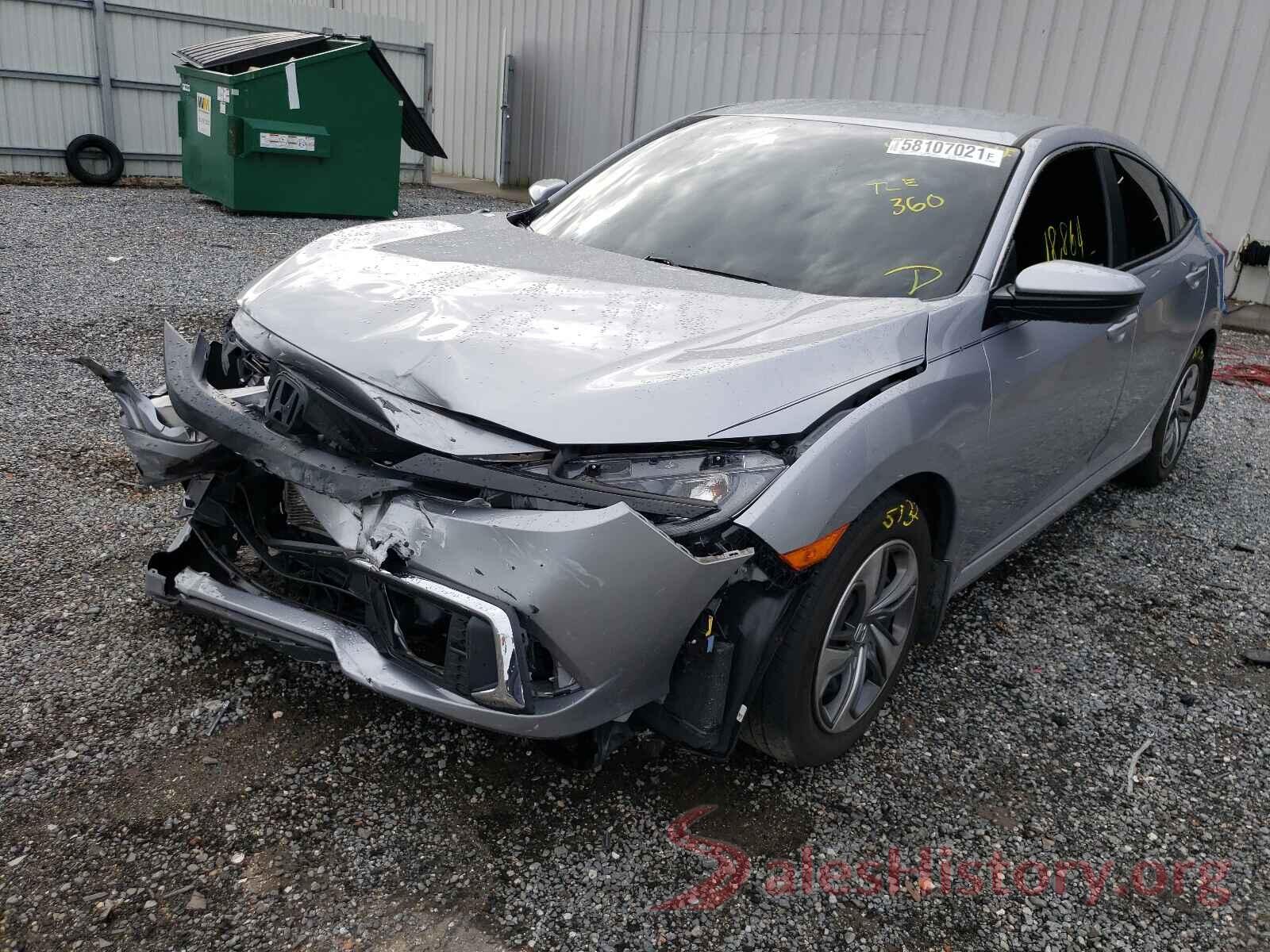 2HGFC2F62KH566136 2019 HONDA CIVIC