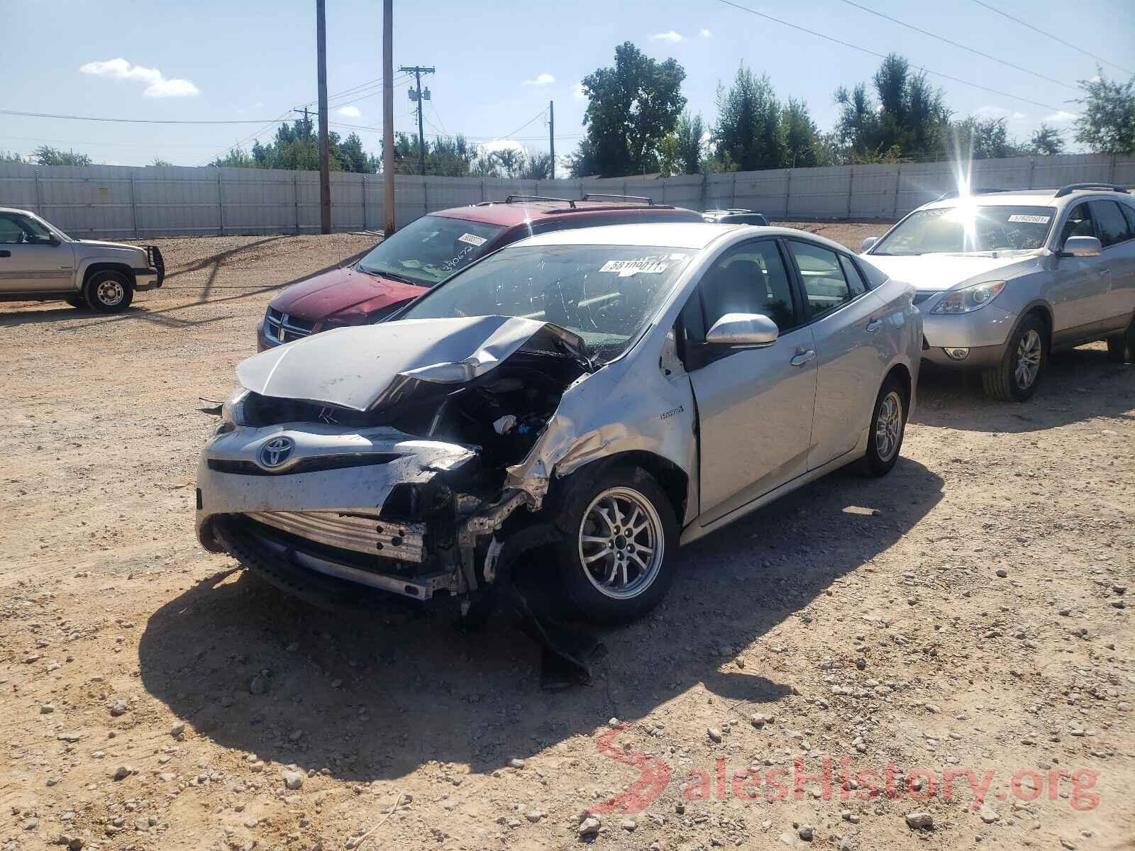 JTDKBRFUXG3004535 2016 TOYOTA PRIUS