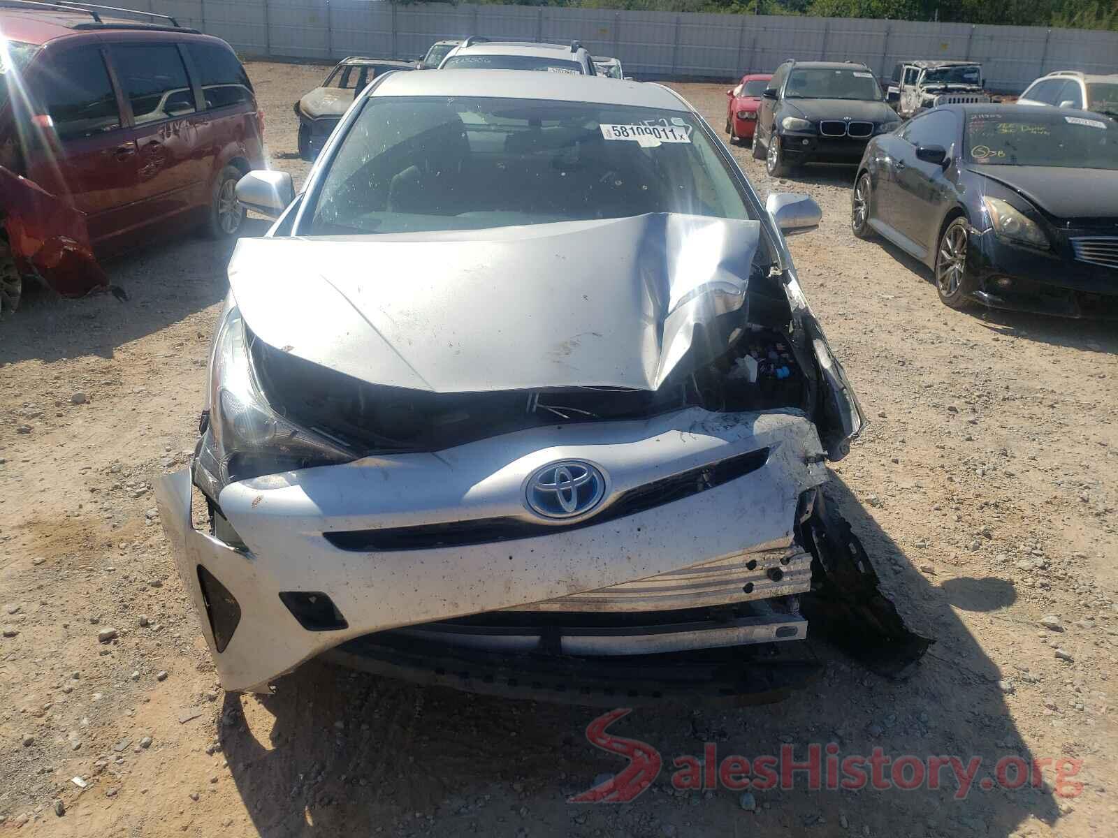 JTDKBRFUXG3004535 2016 TOYOTA PRIUS