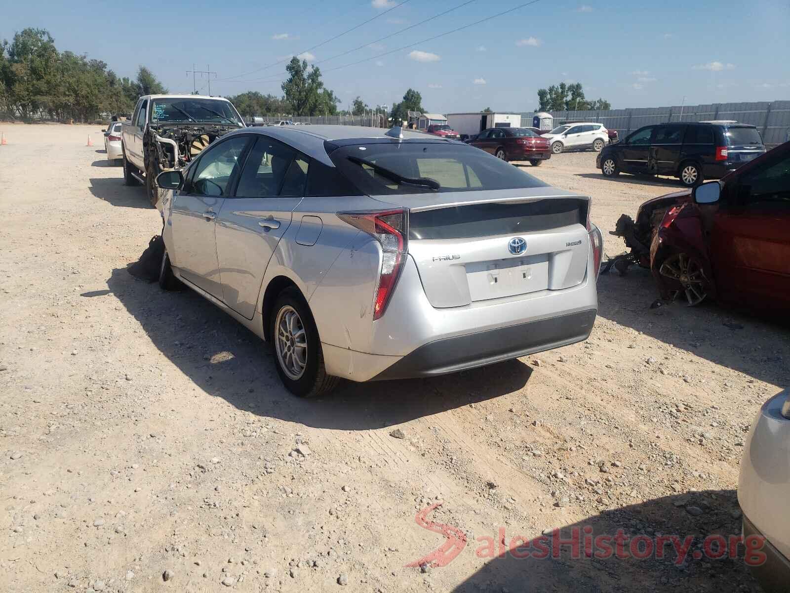 JTDKBRFUXG3004535 2016 TOYOTA PRIUS