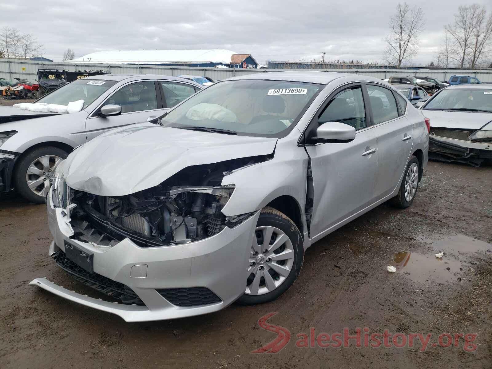 3N1AB7AP7KY414830 2019 NISSAN SENTRA