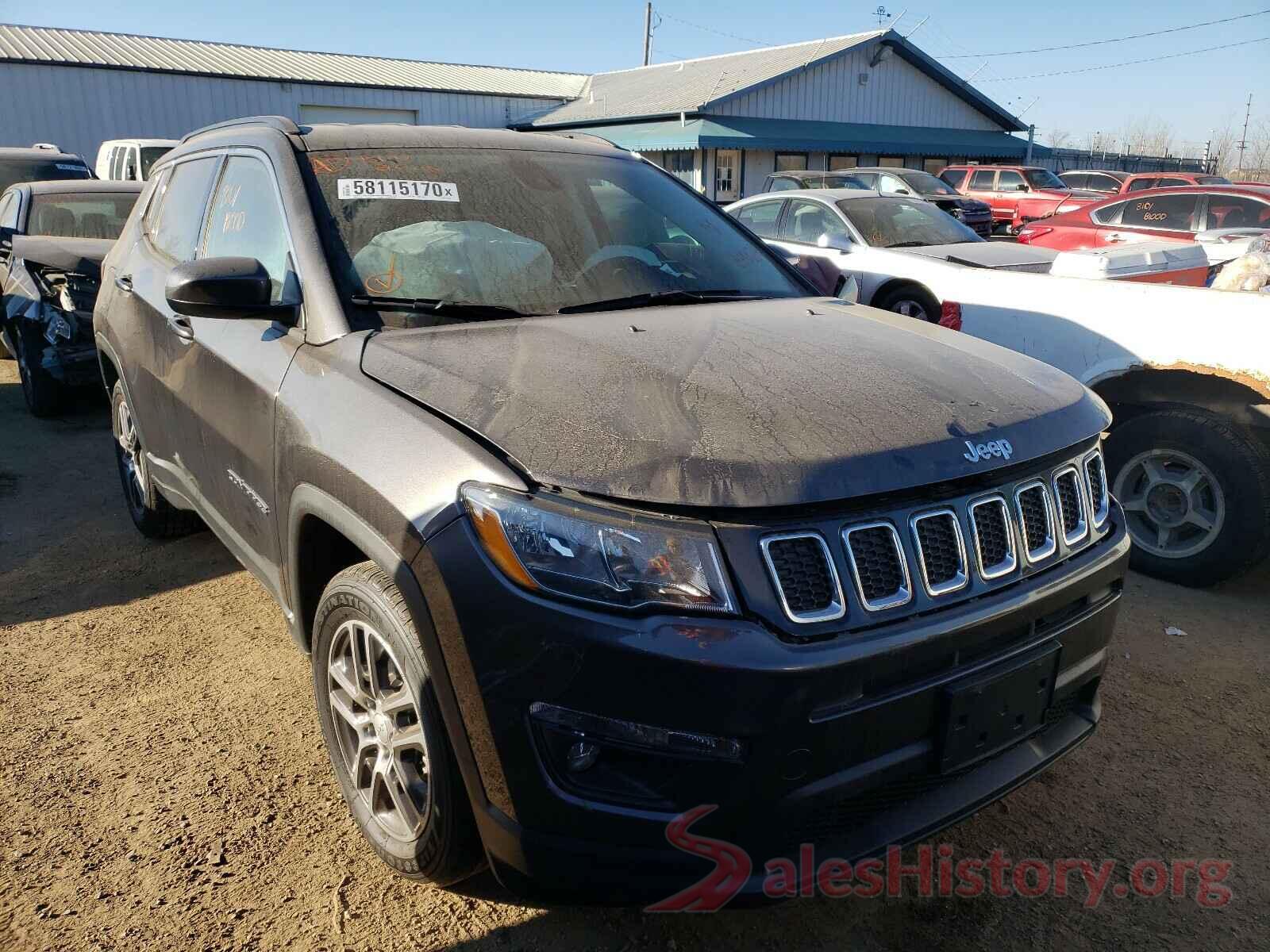 3C4NJCBB7KT840639 2019 JEEP COMPASS