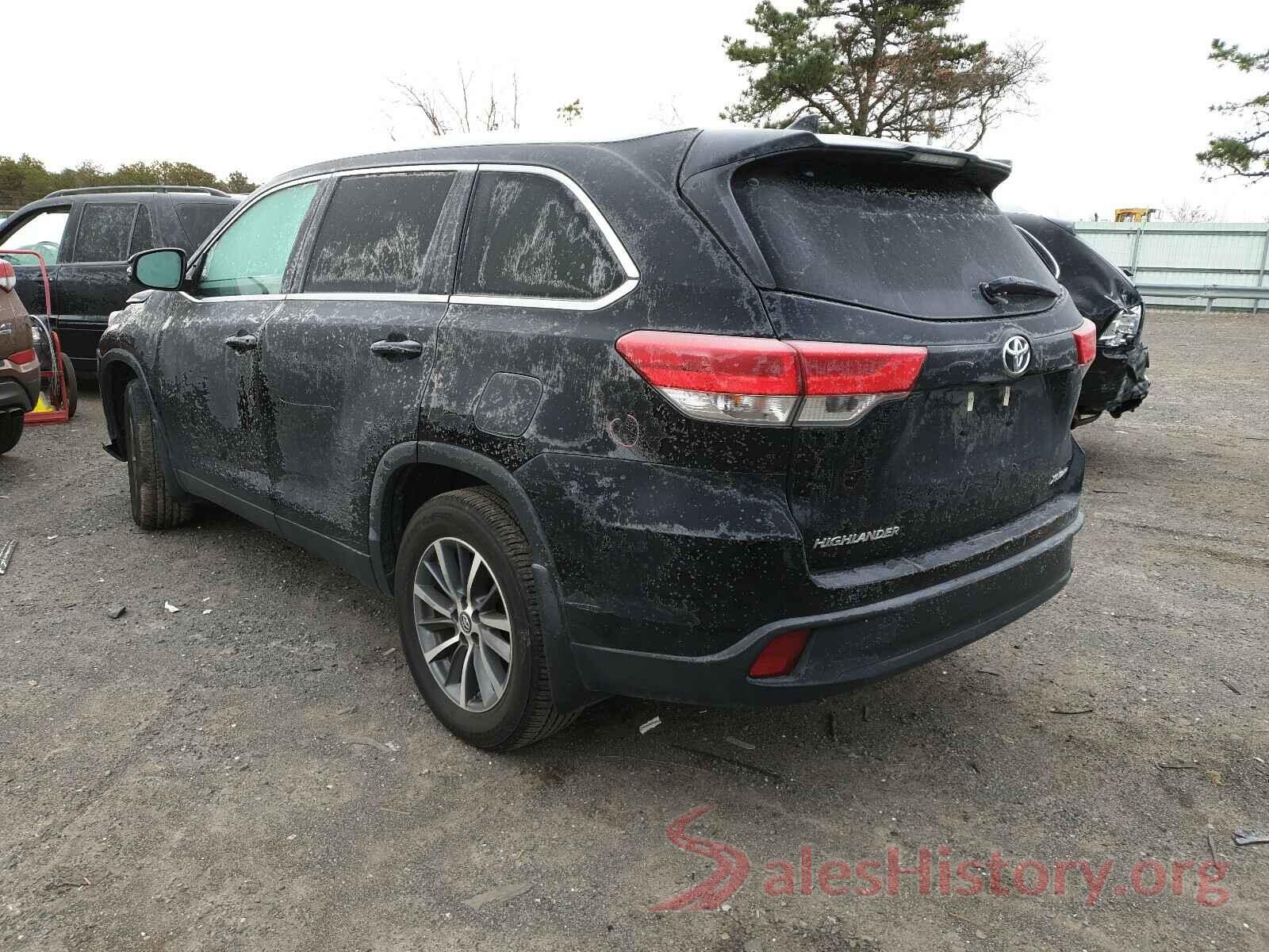 5TDJZRFH4KS614156 2019 TOYOTA HIGHLANDER