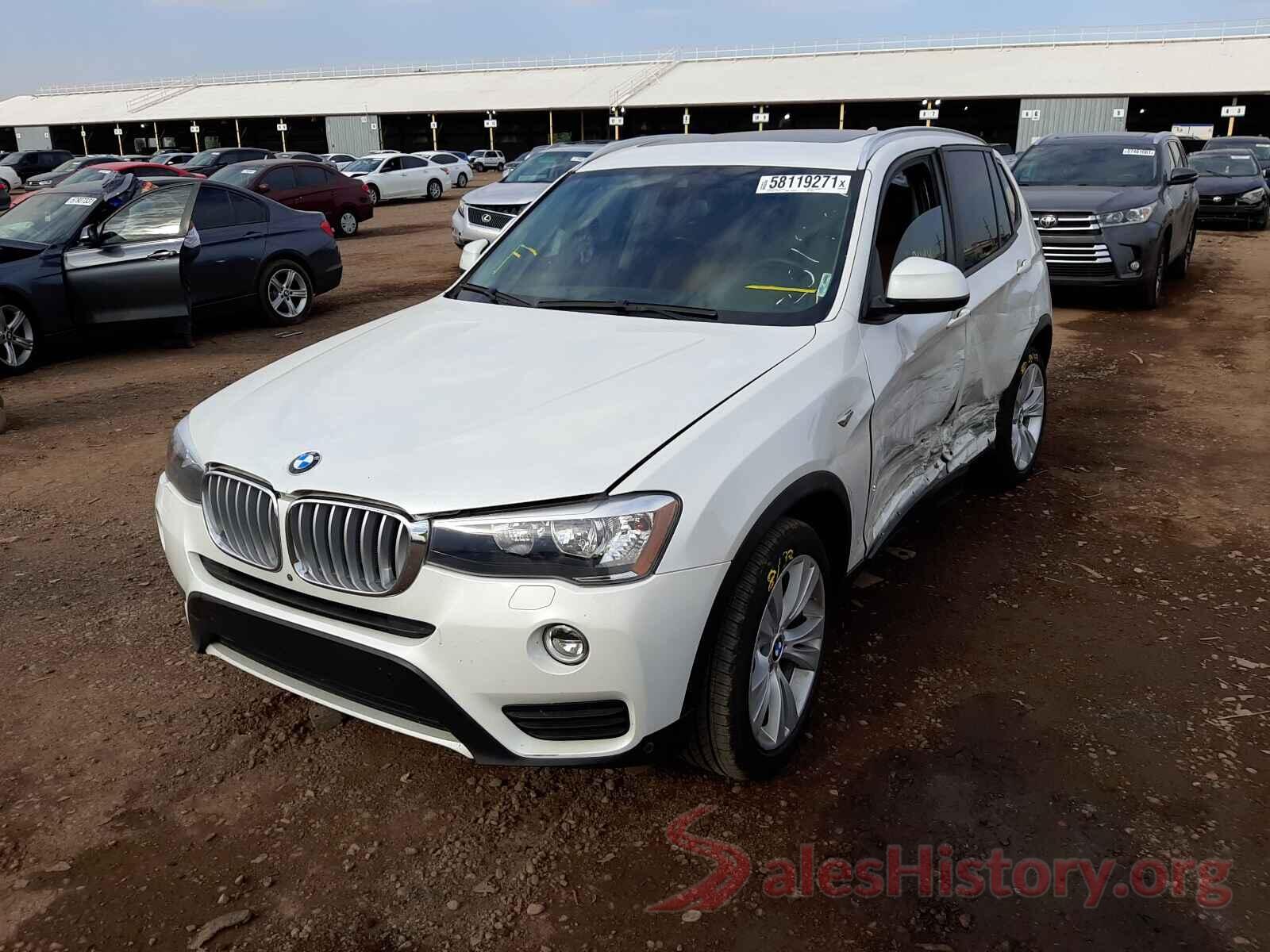 5UXWZ7C59G0T43303 2016 BMW X3