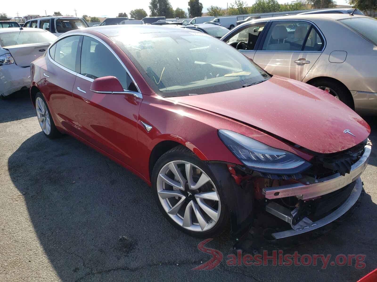 5YJ3E1EA4KF357658 2019 TESLA MODEL 3