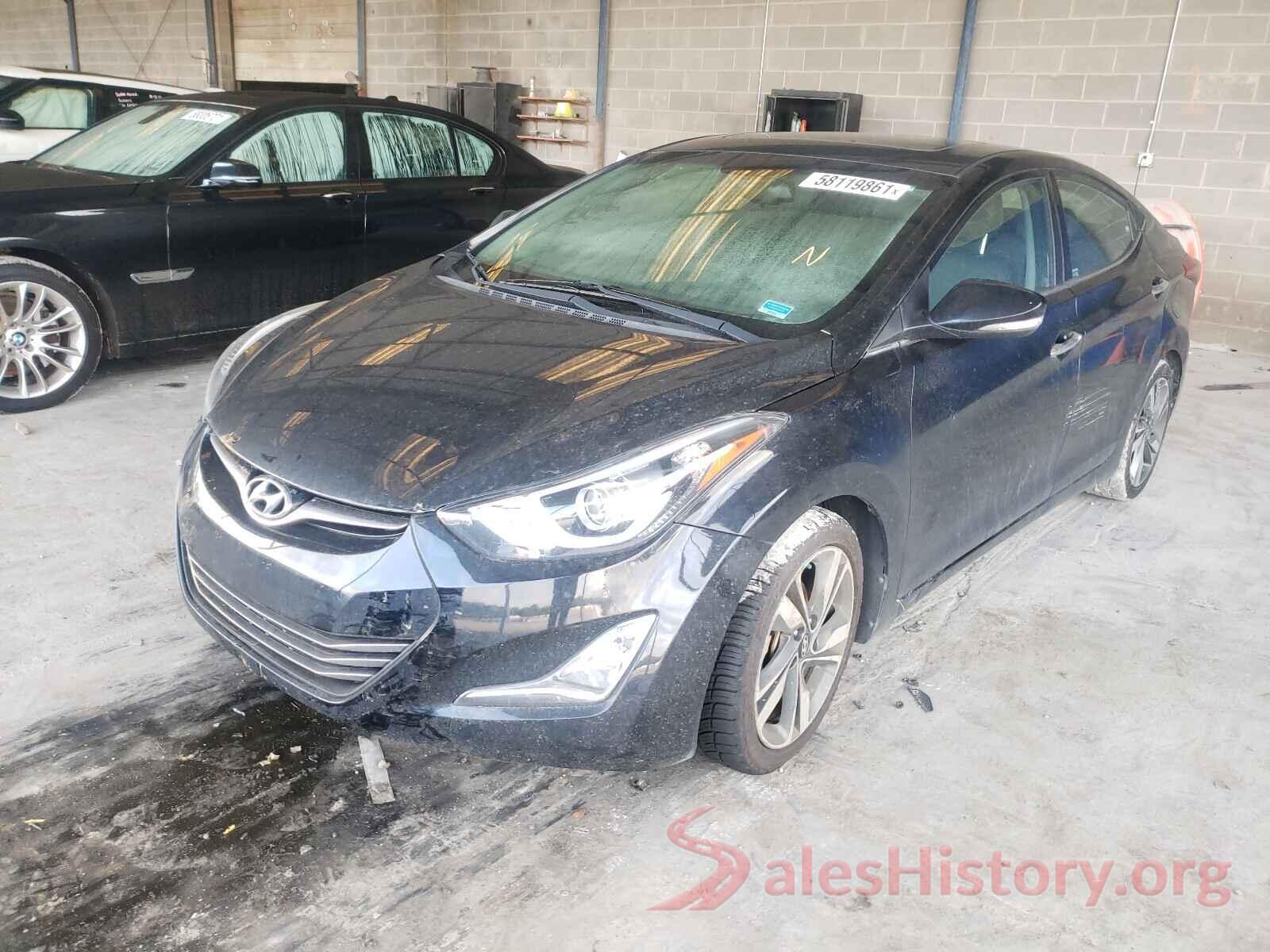 KMHDH4AE6GU561068 2016 HYUNDAI ELANTRA