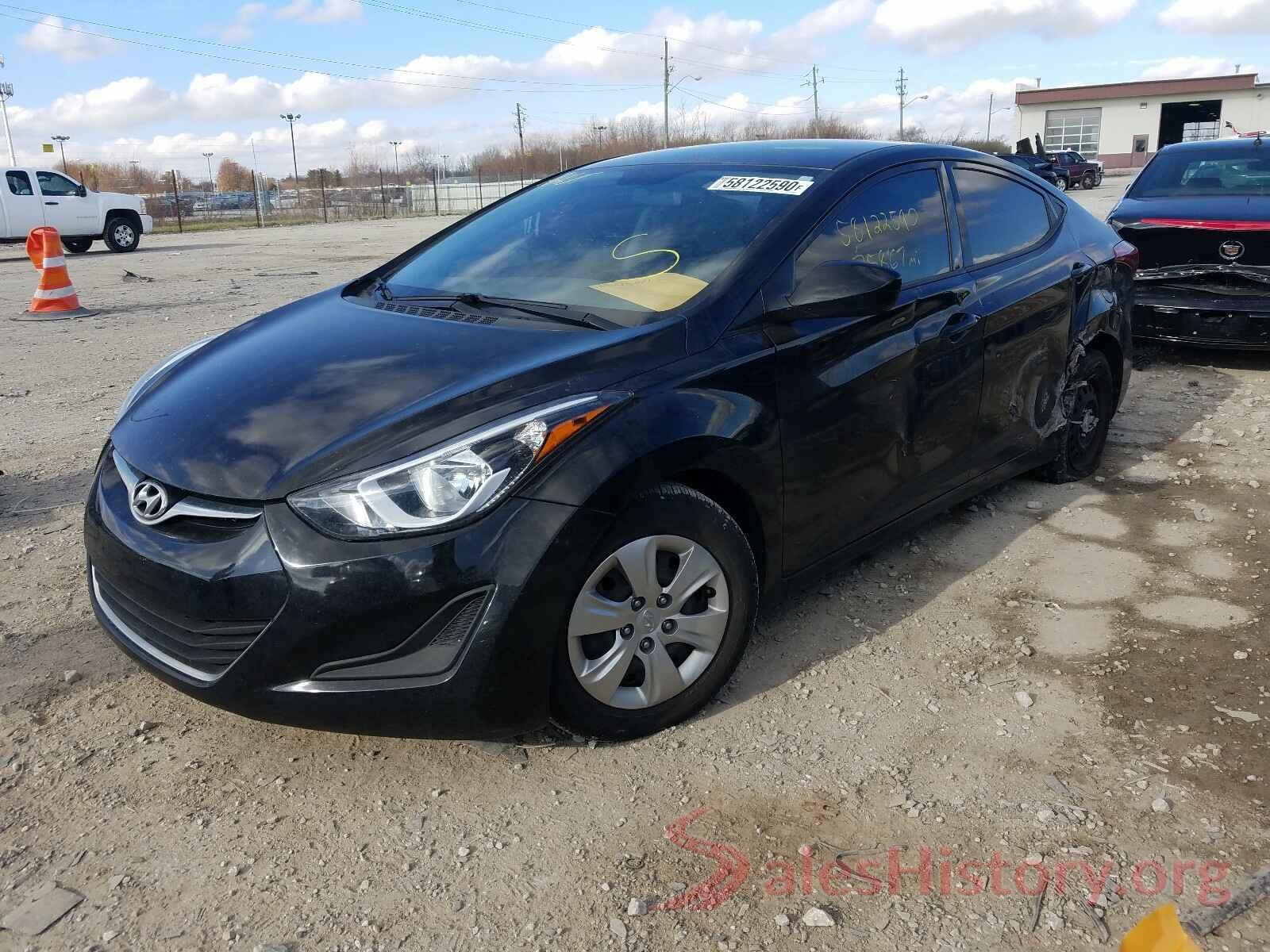 KMHDH4AE9GU517064 2016 HYUNDAI ELANTRA