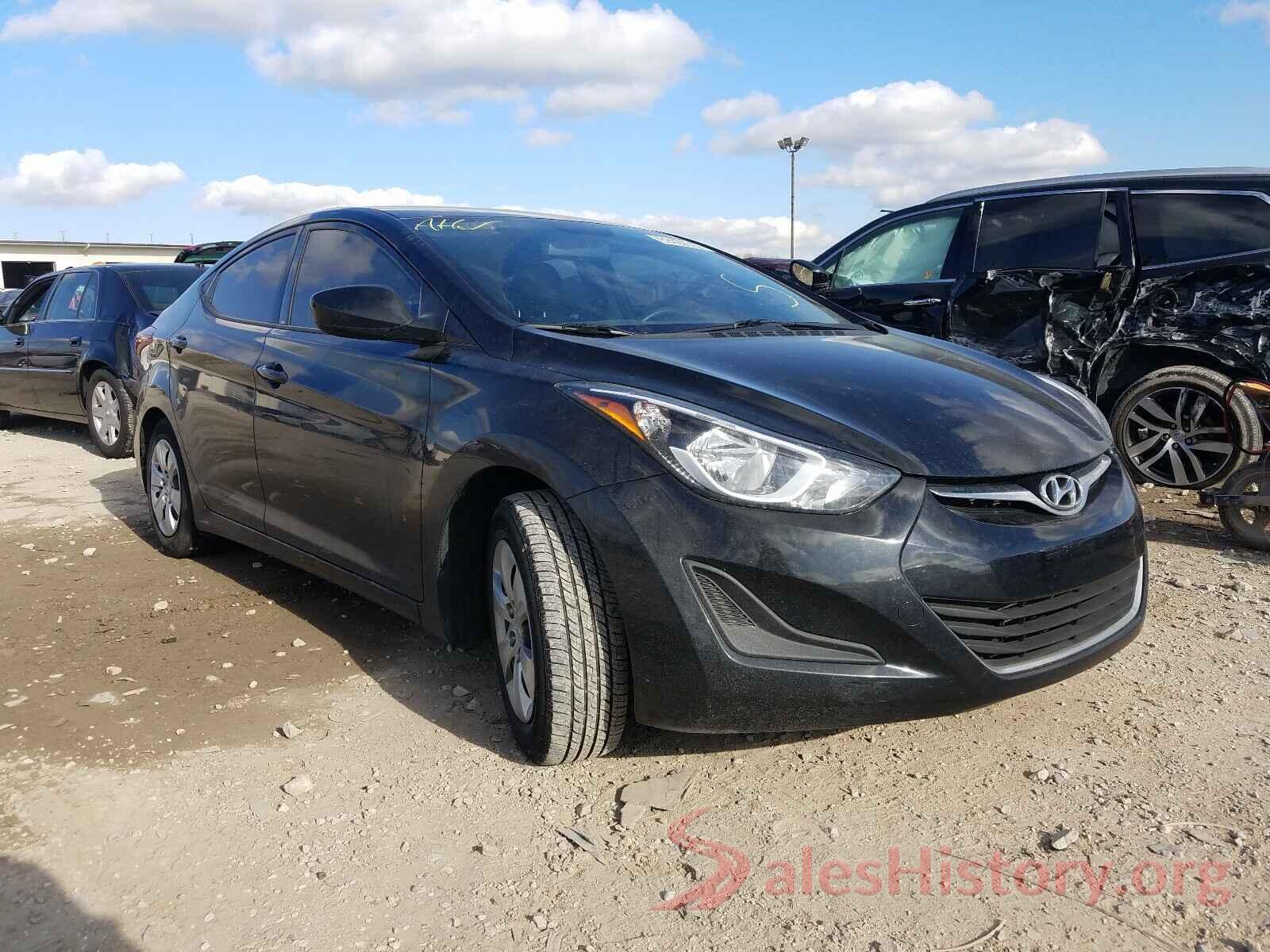 KMHDH4AE9GU517064 2016 HYUNDAI ELANTRA