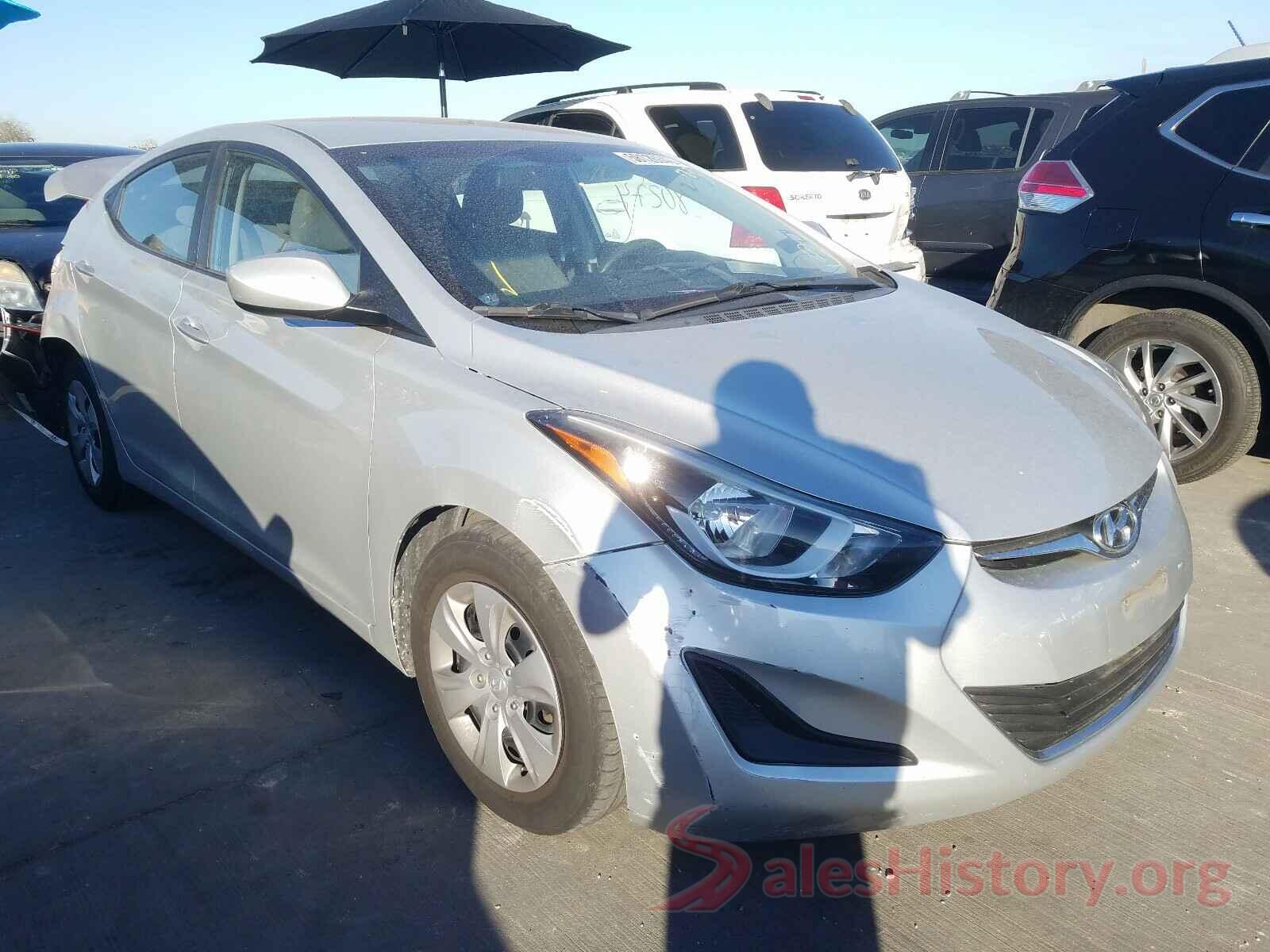 5NPDH4AE0GH746201 2016 HYUNDAI ELANTRA