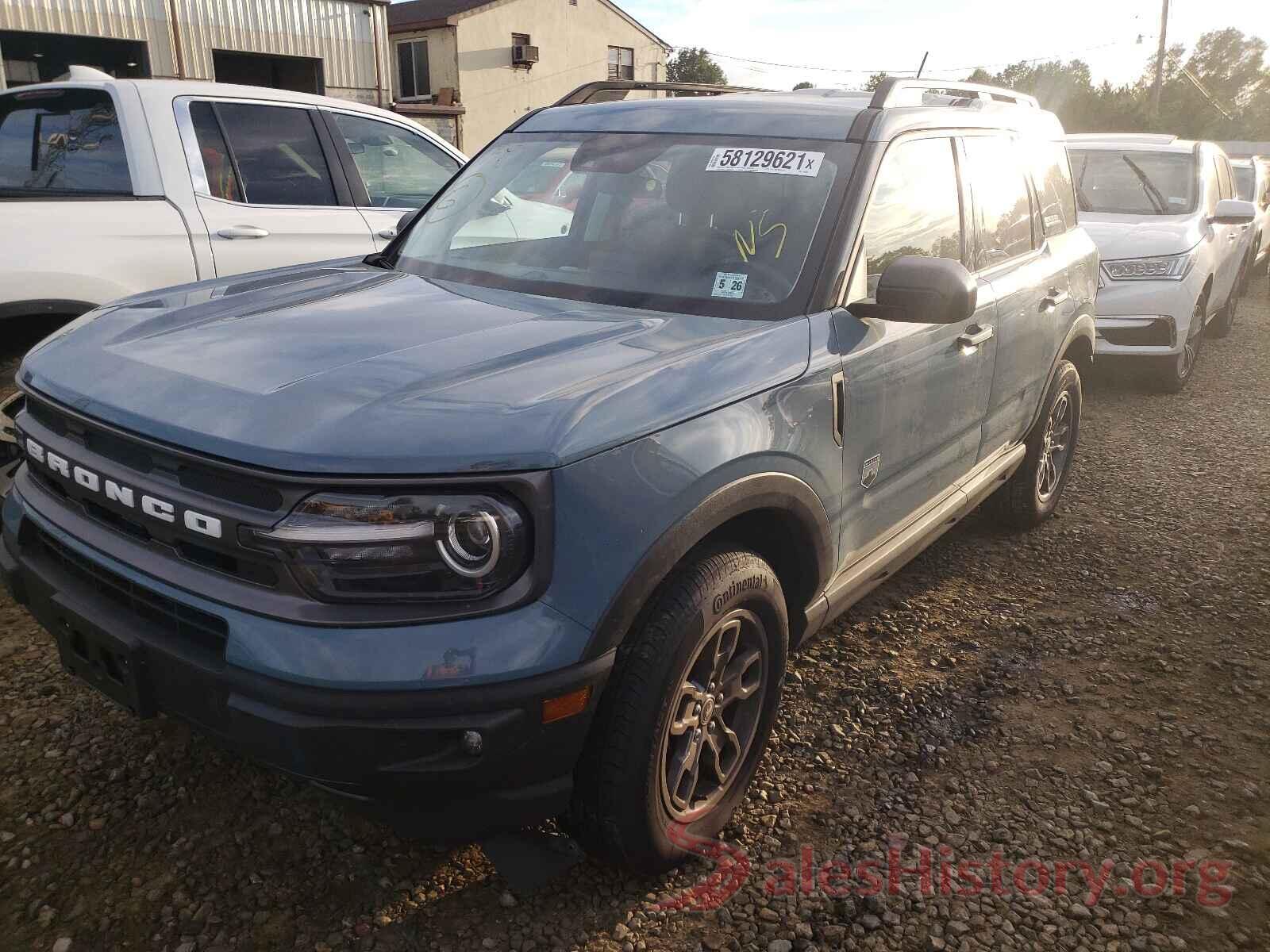 3FMCR9B67MRA62523 2021 FORD BRONCO