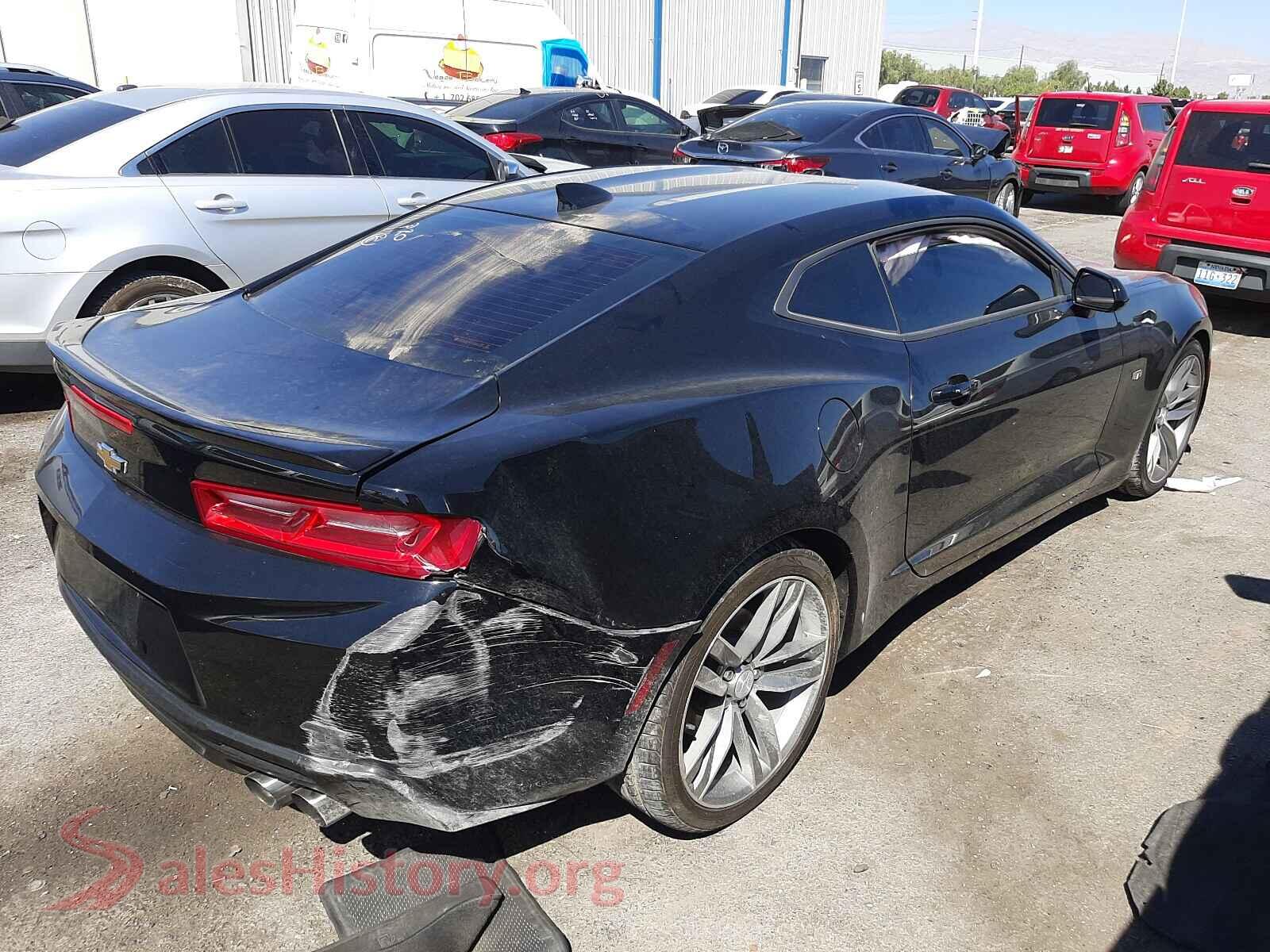 2016 CHEVROLET CAMARO VIN 1G1FB1RS3G0139699, rear 3/4 view