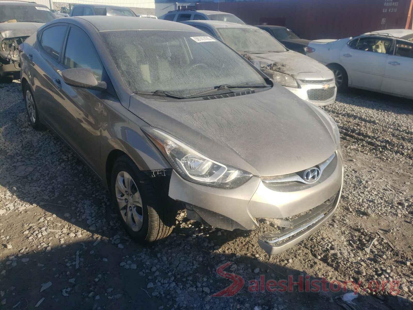 5NPDH4AE3GH700863 2016 HYUNDAI ELANTRA