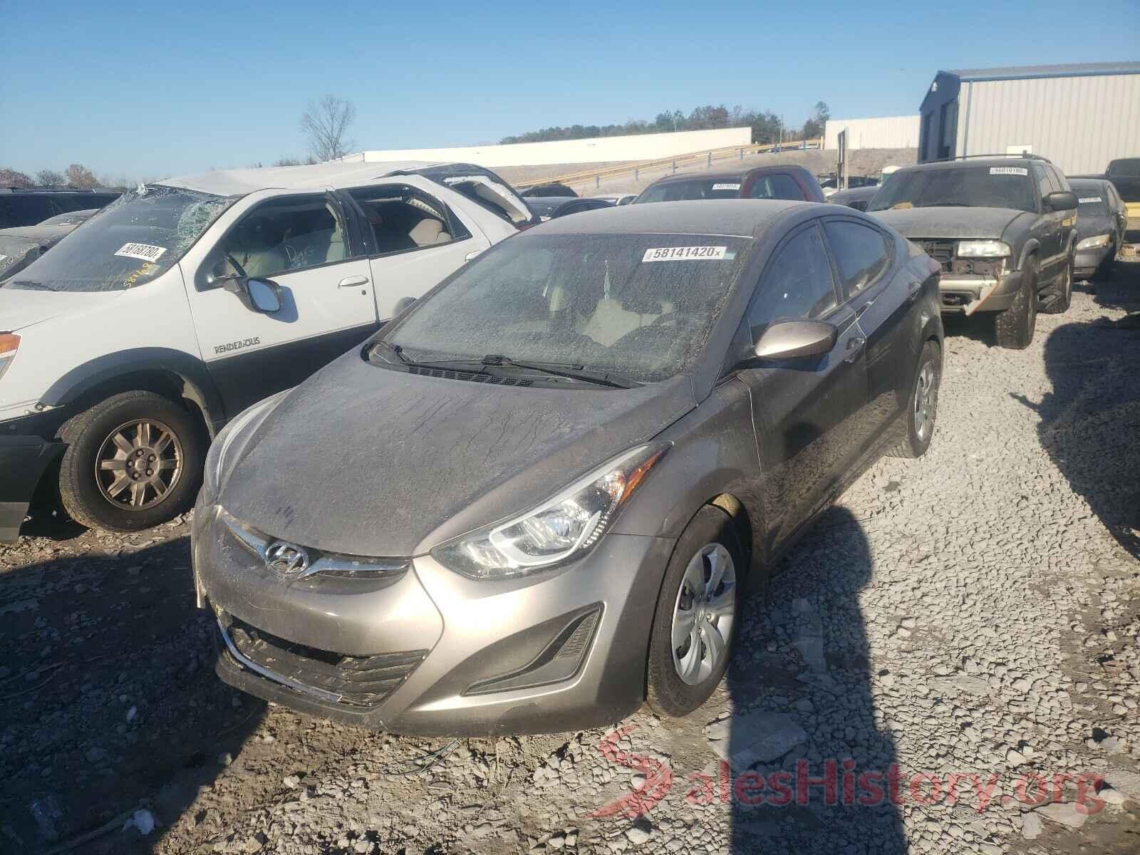 5NPDH4AE3GH700863 2016 HYUNDAI ELANTRA