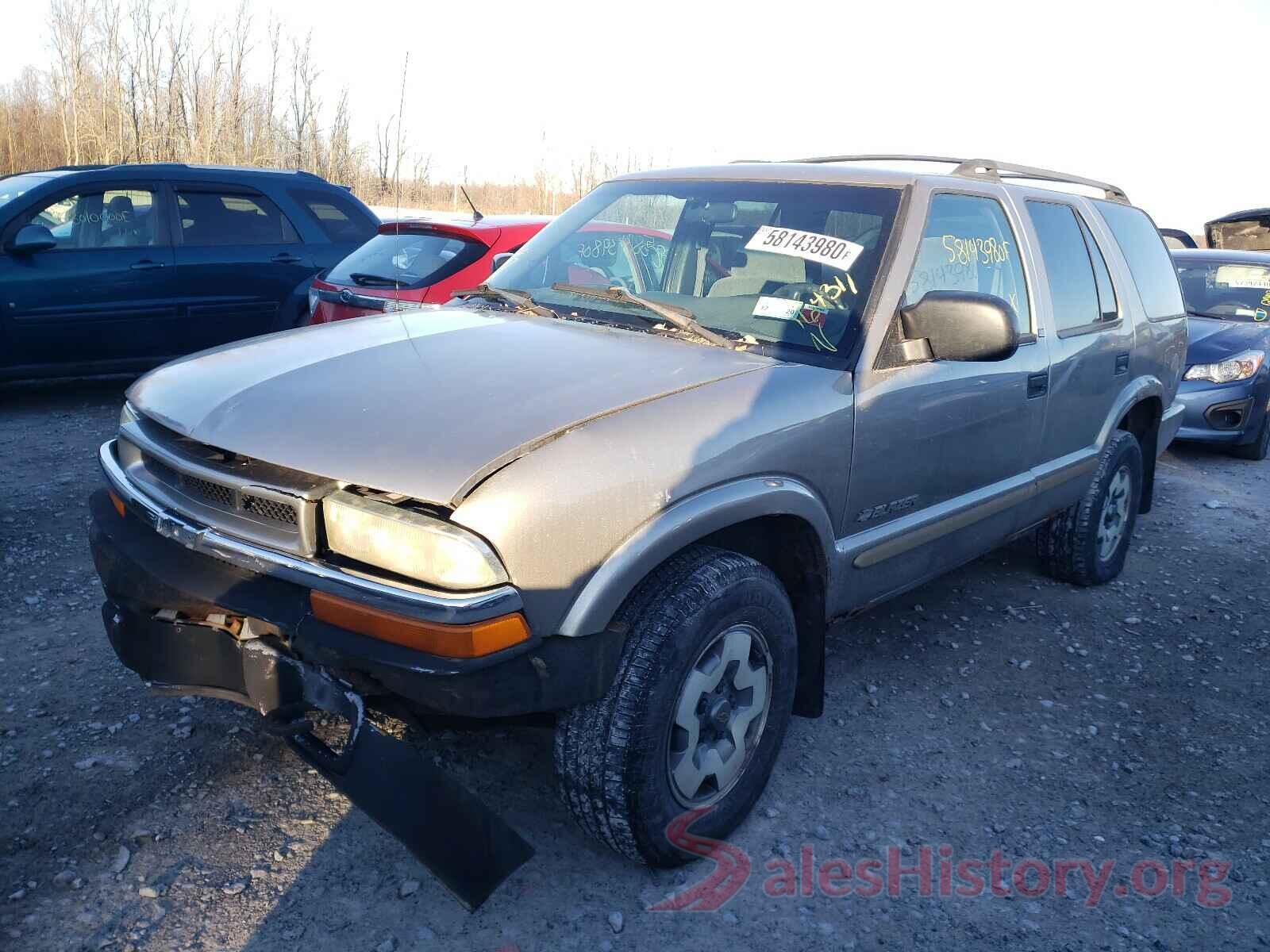 1GNDT13W62K184180 2002 CHEVROLET BLAZER