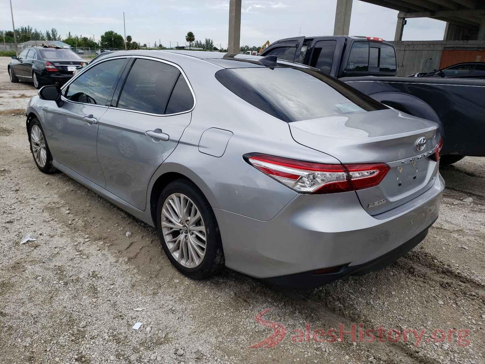 4T1B11HK8KU791838 2019 TOYOTA CAMRY