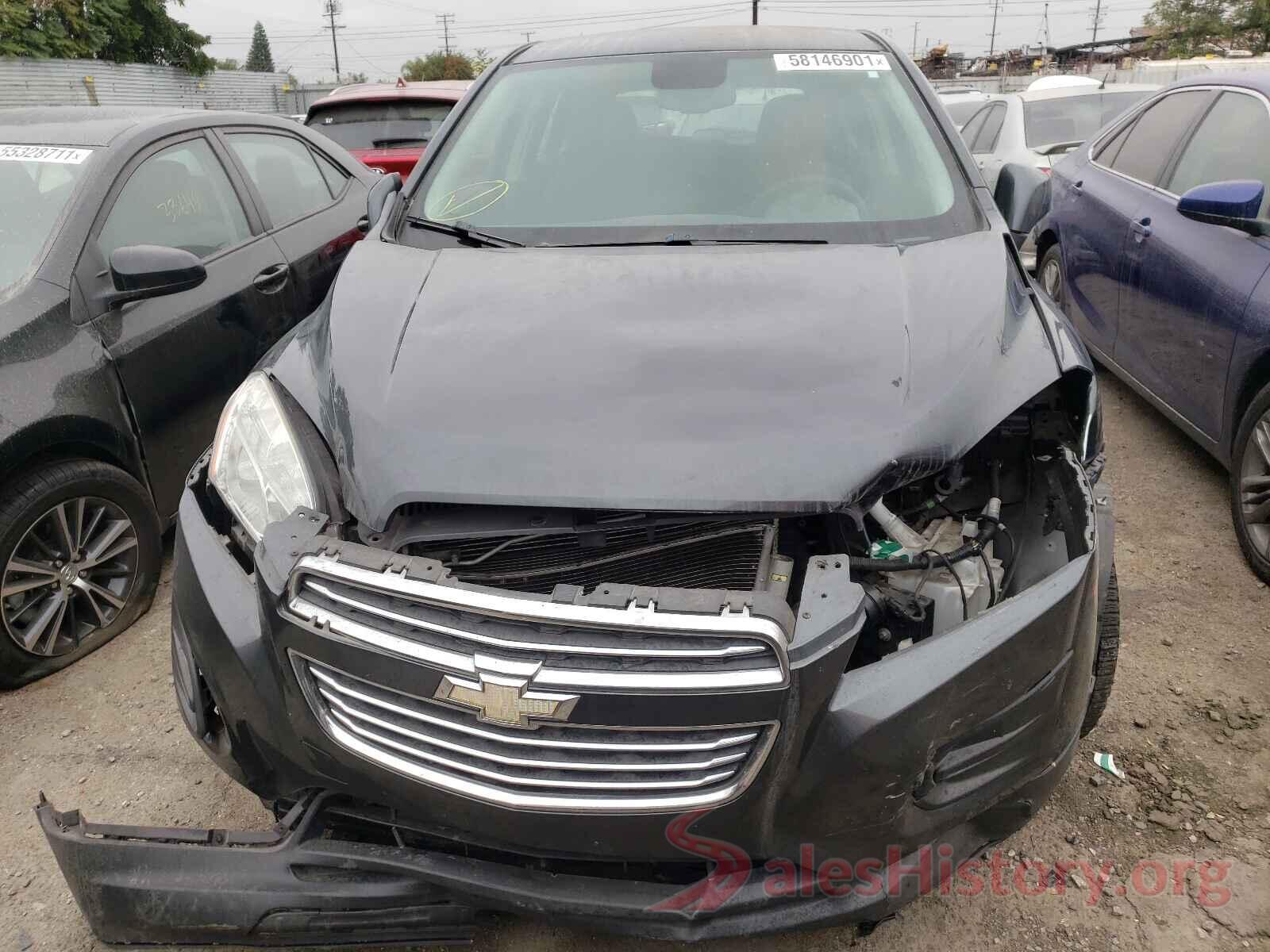 3GNCJKSB5GL175160 2016 CHEVROLET TRAX