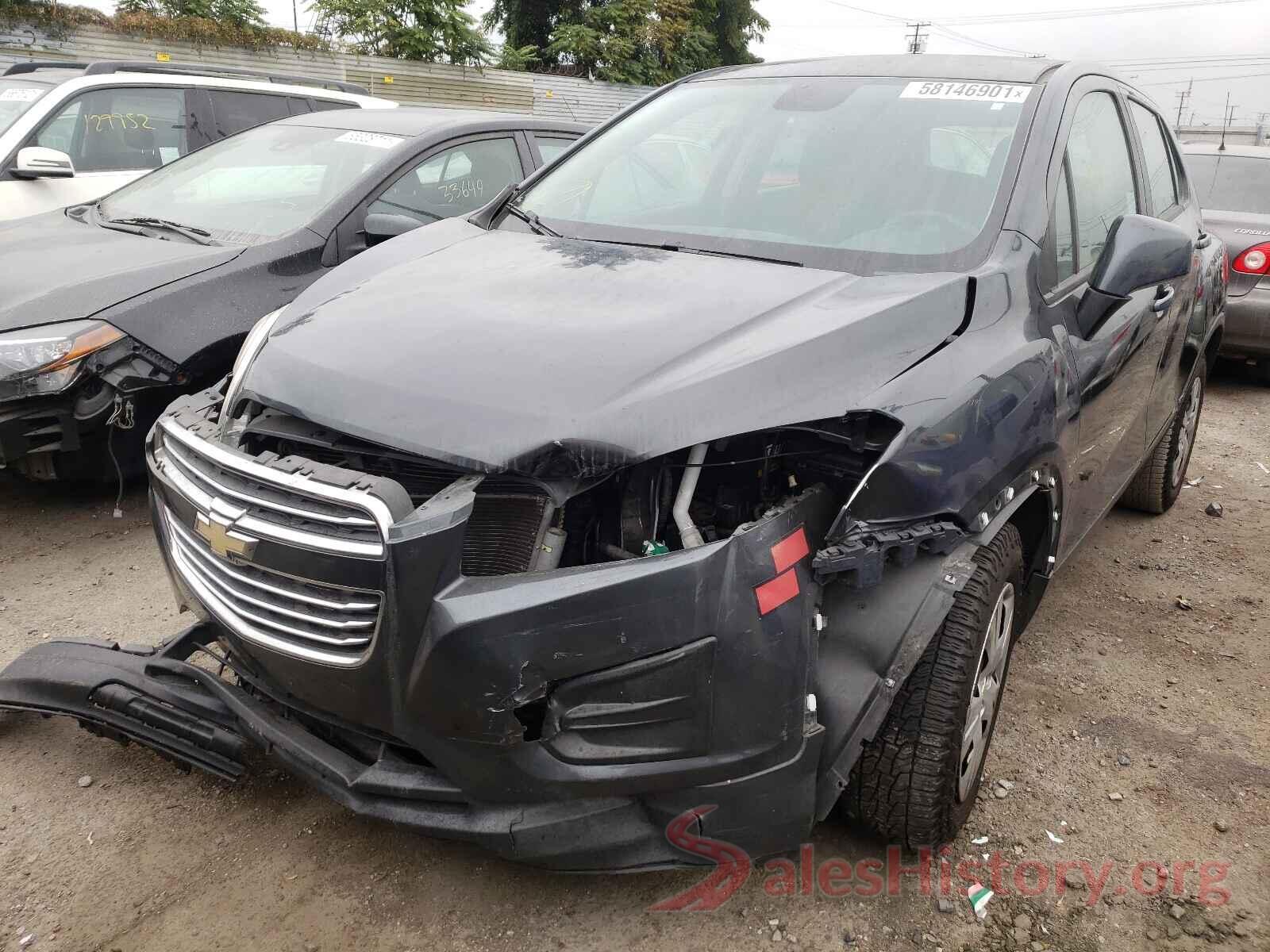 3GNCJKSB5GL175160 2016 CHEVROLET TRAX