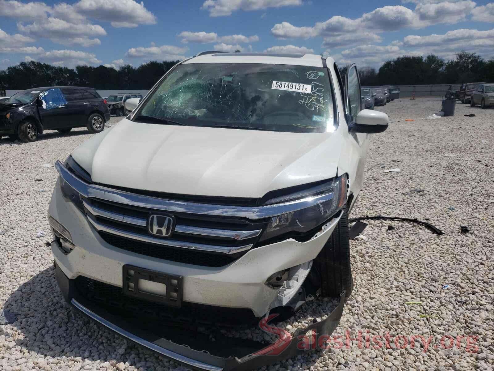 5FNYF5H98GB054725 2016 HONDA PILOT