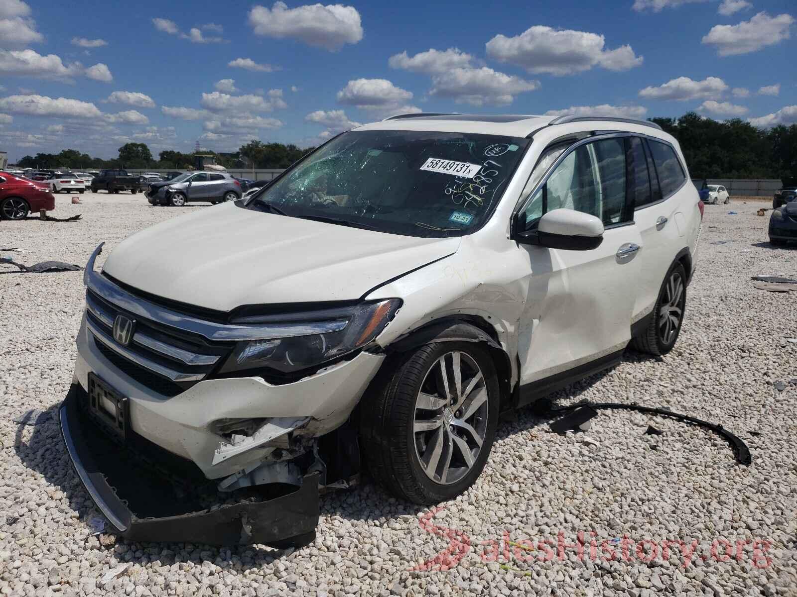 5FNYF5H98GB054725 2016 HONDA PILOT