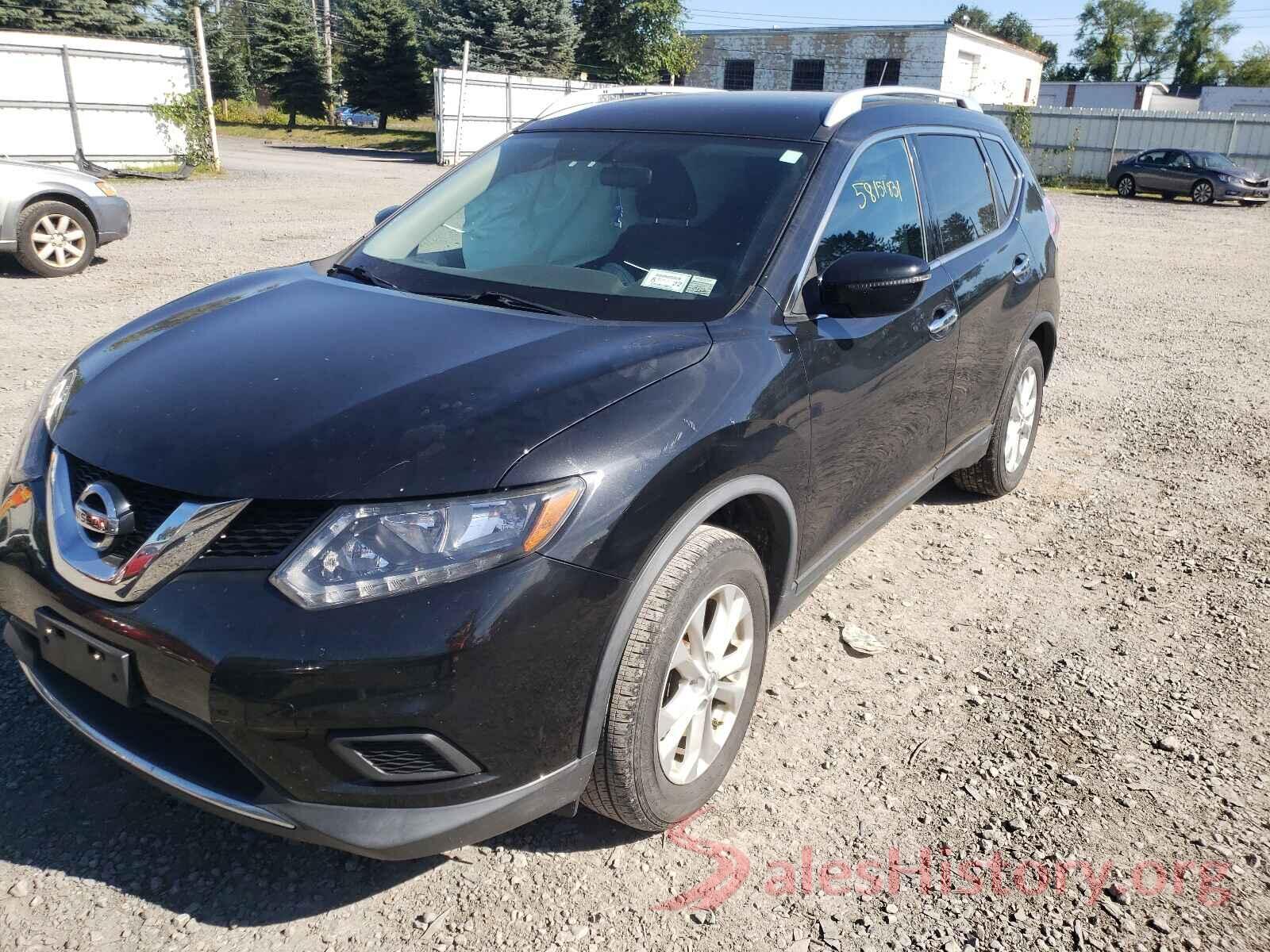 KNMAT2MV6GP640681 2016 NISSAN ROGUE