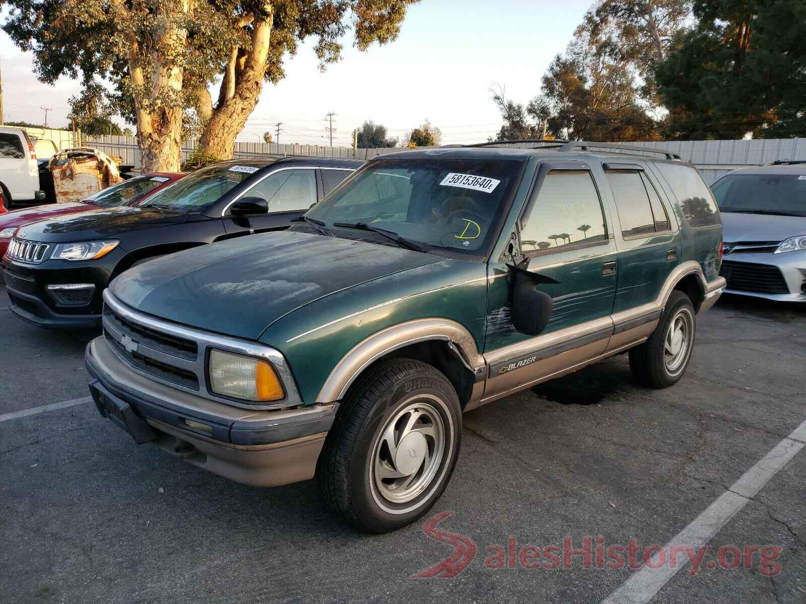 1GNDT13W4T2195602 1996 CHEVROLET BLAZER