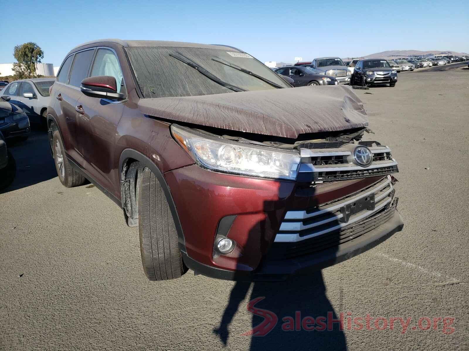 5TDJZRFH0KS981345 2019 TOYOTA HIGHLANDER