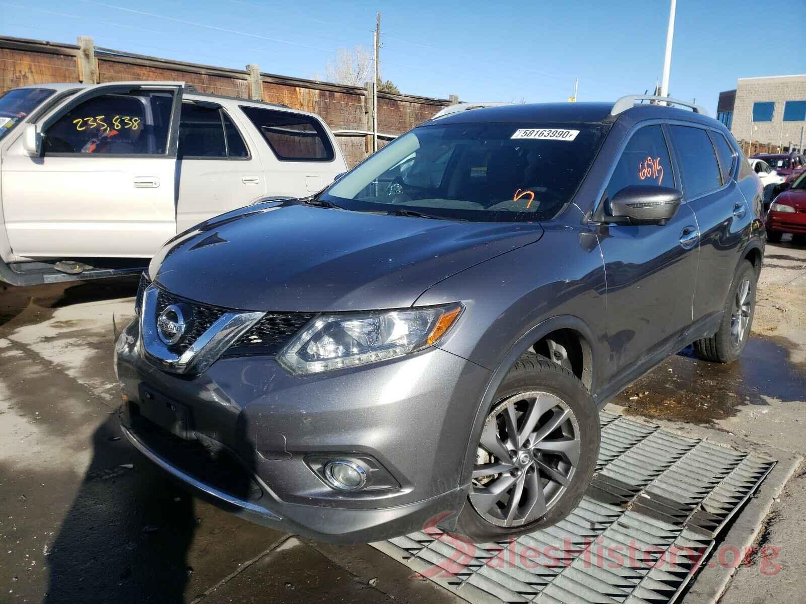 5N1AT2MVXGC772491 2016 NISSAN ROGUE