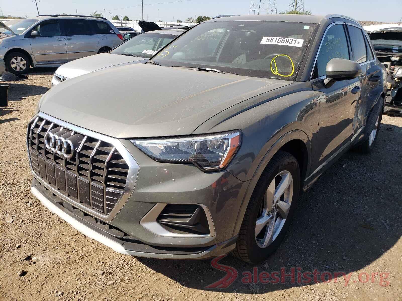 WA1AECF30L1052925 2020 AUDI Q3