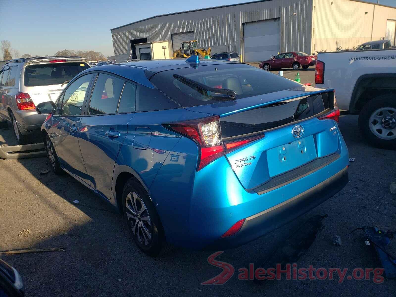 JTDL9RFU8L3016600 2020 TOYOTA PRIUS