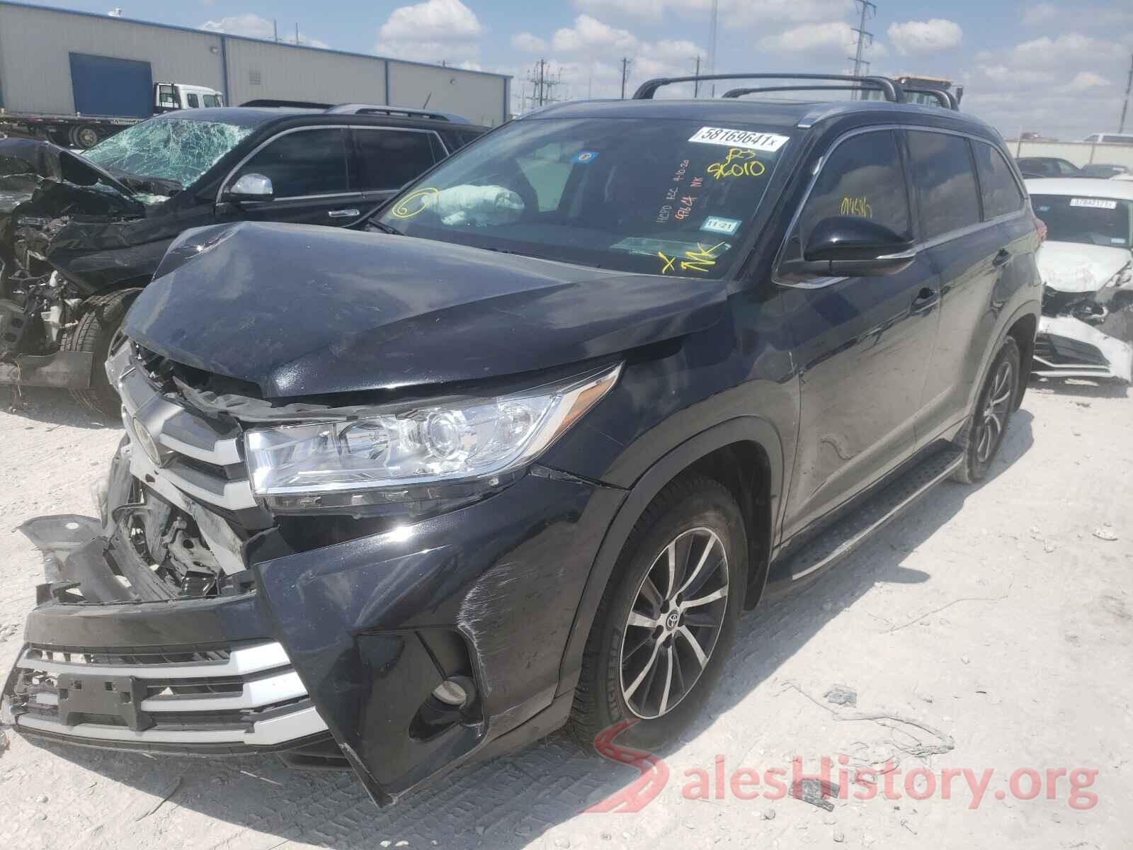 5TDKZRFH5HS516010 2017 TOYOTA HIGHLANDER