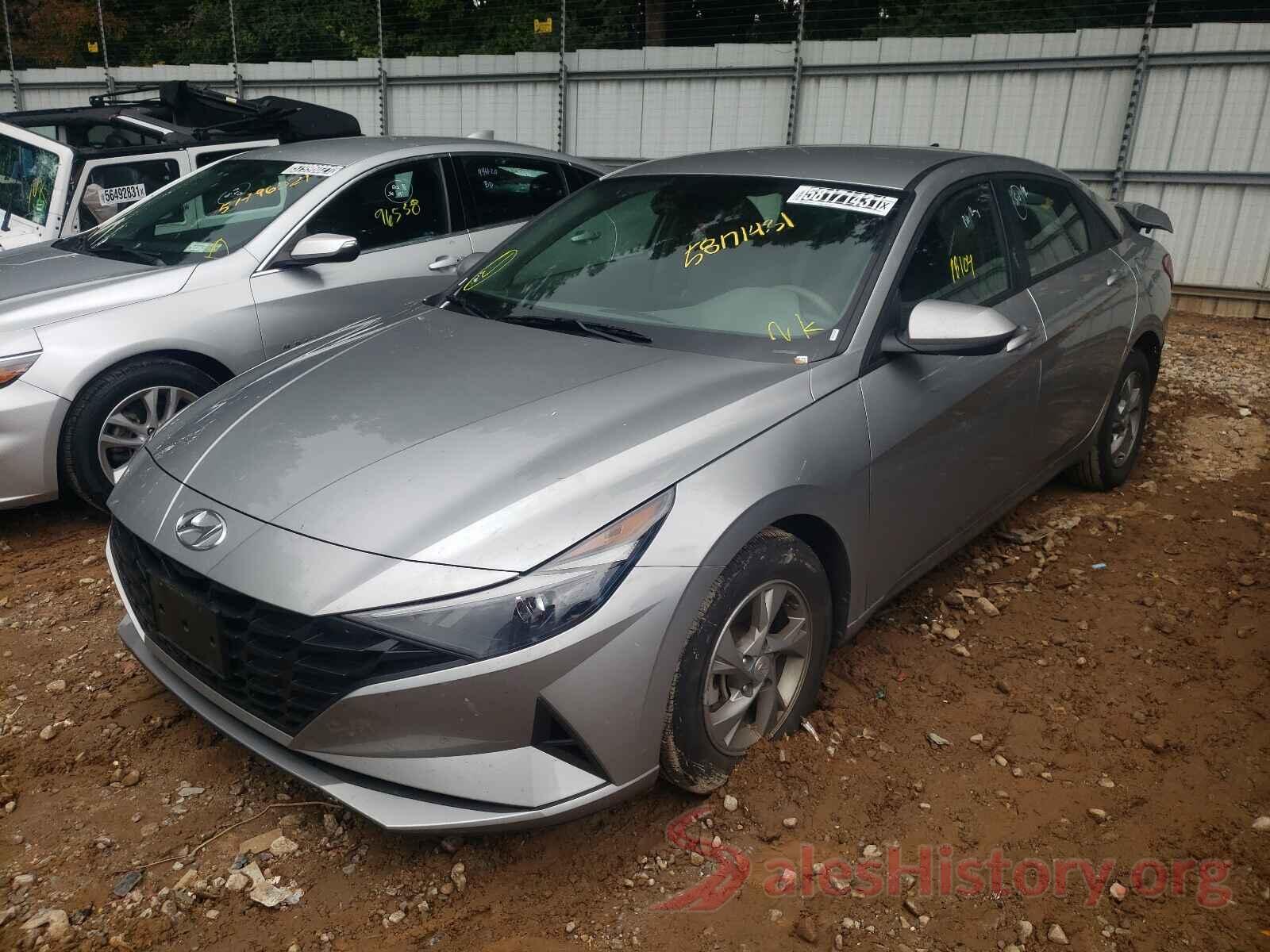 5NPLL4AG4MH046835 2021 HYUNDAI ELANTRA