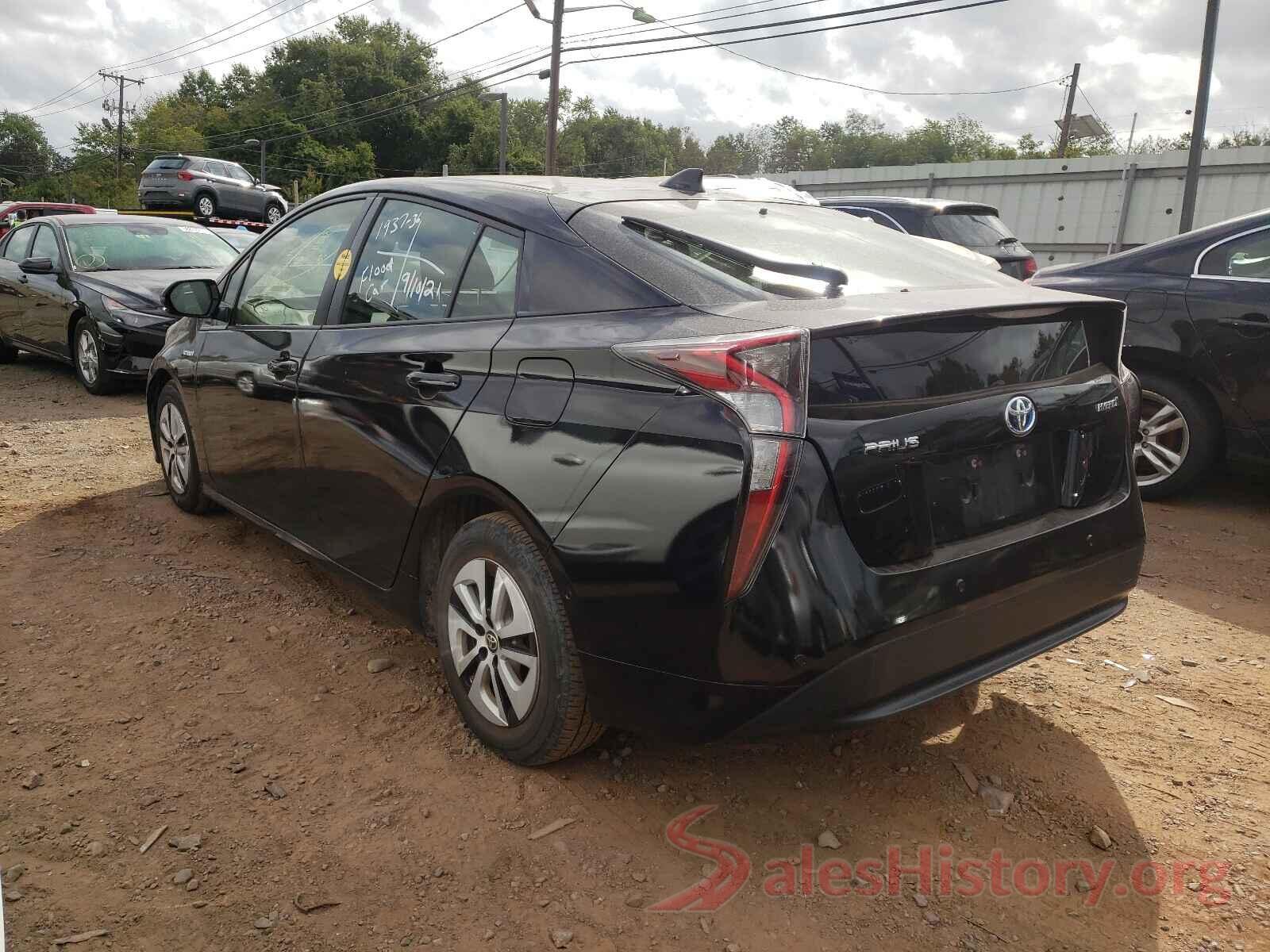 JTDKBRFU6J3598953 2018 TOYOTA PRIUS