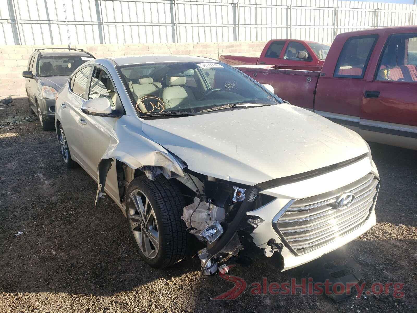 KMHD84LF6JU537334 2018 HYUNDAI ELANTRA