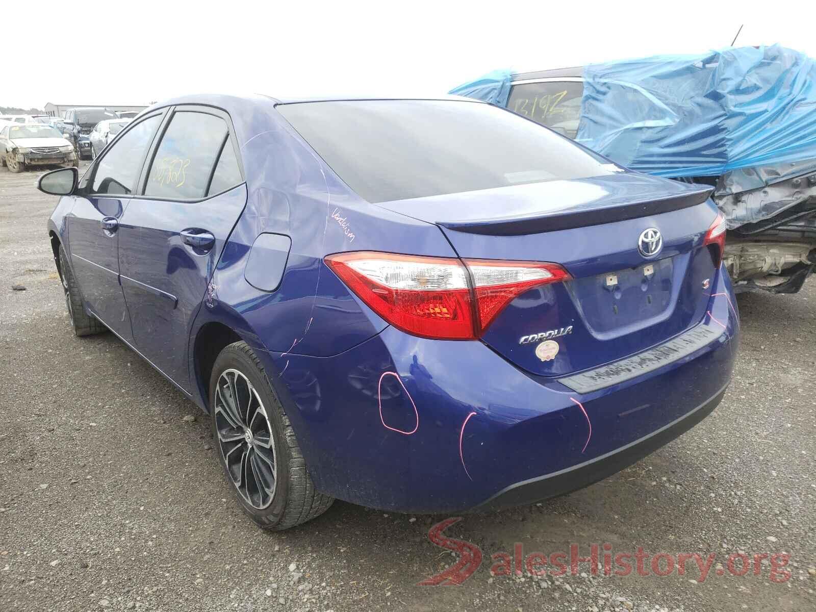 5YFBURHE9GP461733 2016 TOYOTA COROLLA