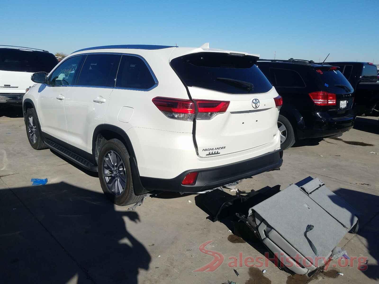 5TDKZRFH4KS563519 2019 TOYOTA HIGHLANDER