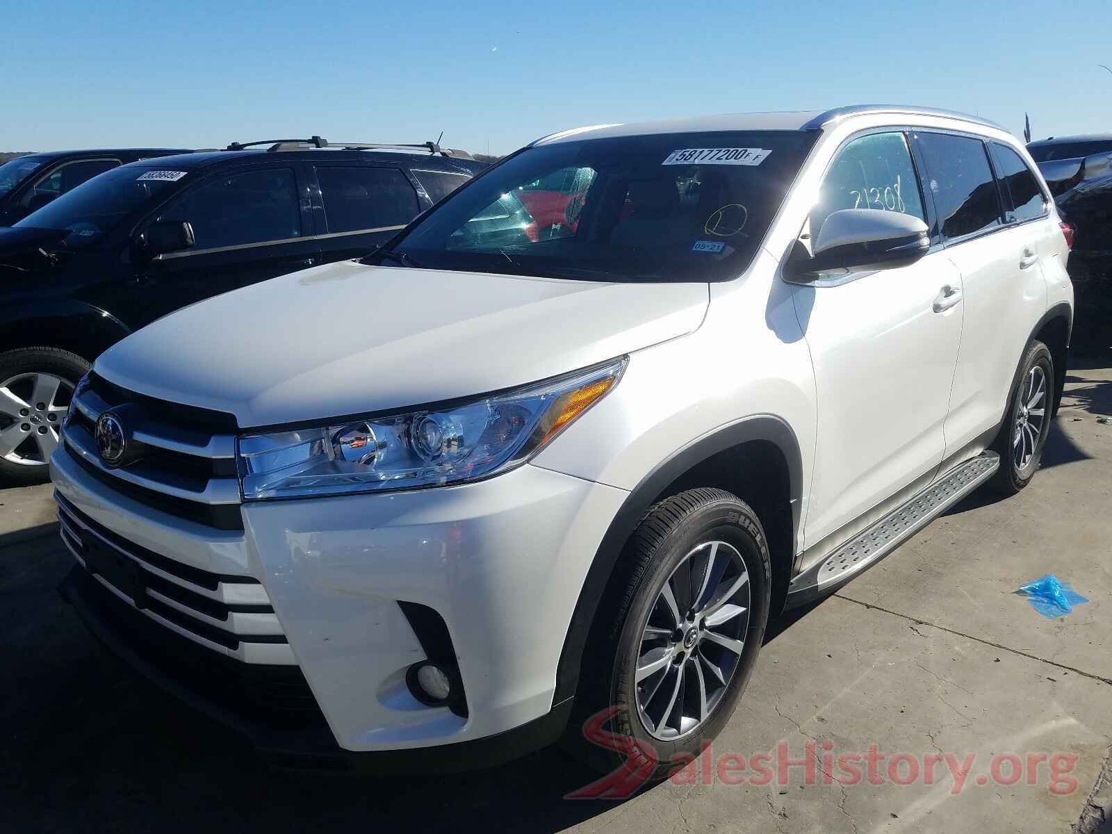 5TDKZRFH4KS563519 2019 TOYOTA HIGHLANDER