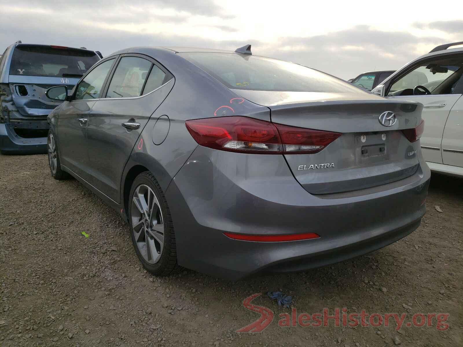 KMHD84LF5HU299406 2017 HYUNDAI ELANTRA