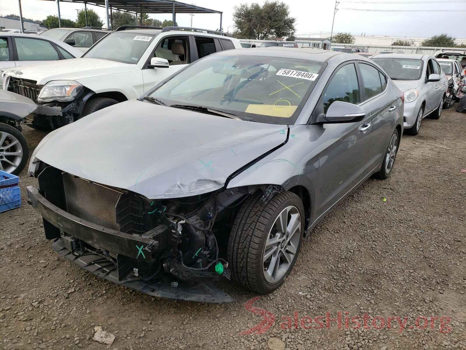 KMHD84LF5HU299406 2017 HYUNDAI ELANTRA