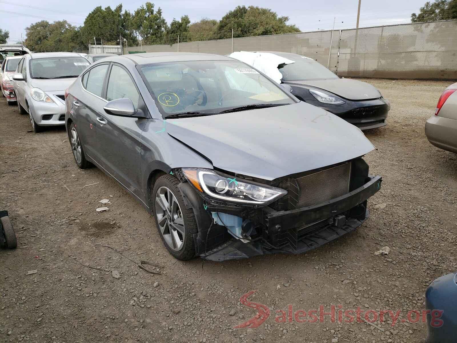 KMHD84LF5HU299406 2017 HYUNDAI ELANTRA