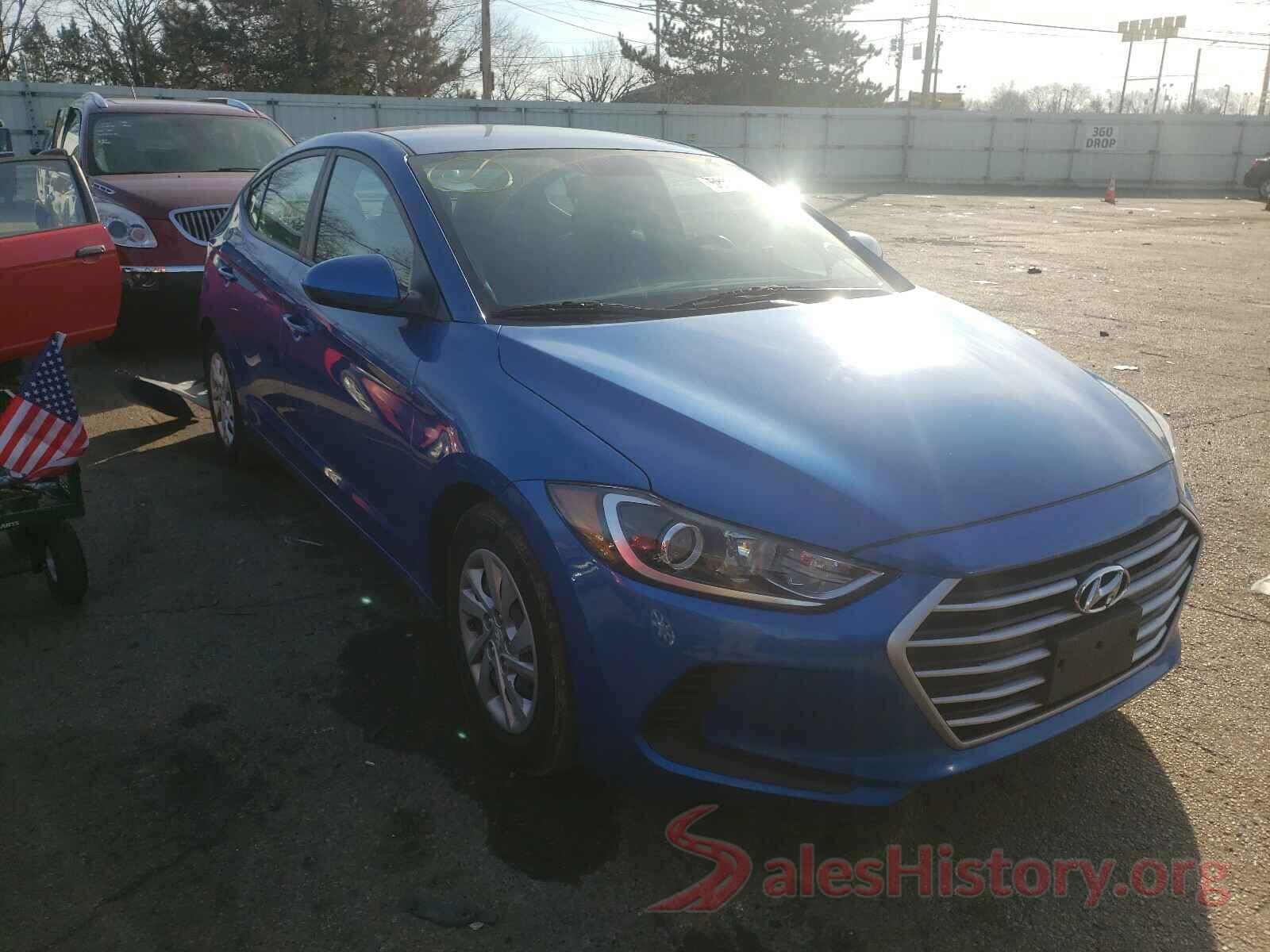 KMHD74LF7HU078361 2017 HYUNDAI ELANTRA