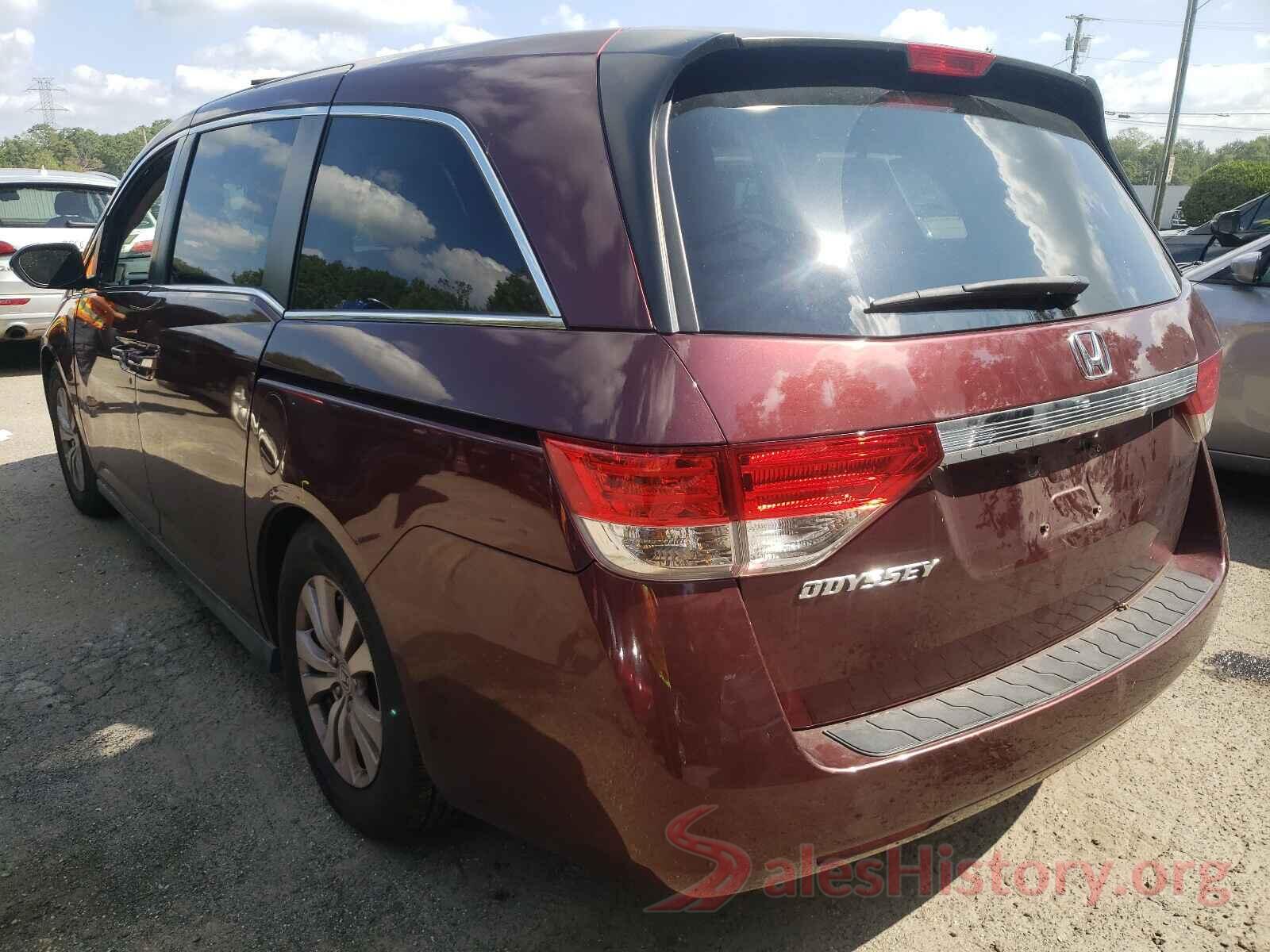 5FNRL5H45GB072617 2016 HONDA ODYSSEY