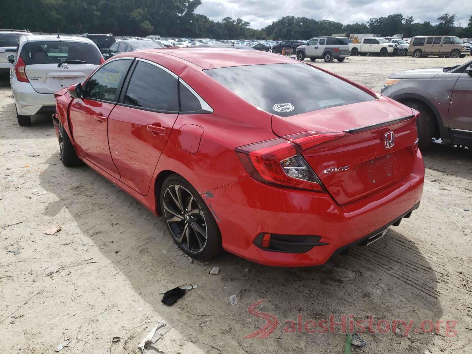 2HGFC2F82KH598117 2019 HONDA CIVIC