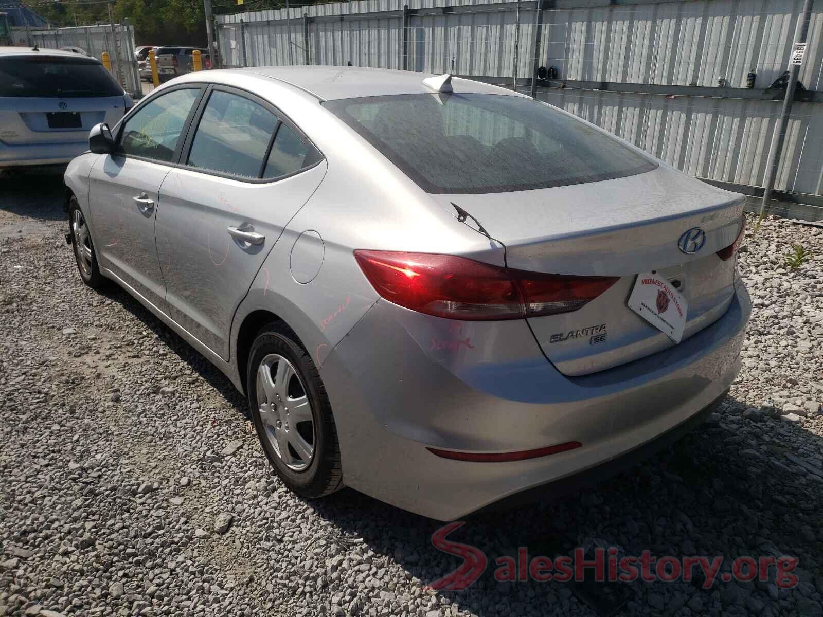 5NPD74LF6HH149984 2017 HYUNDAI ELANTRA