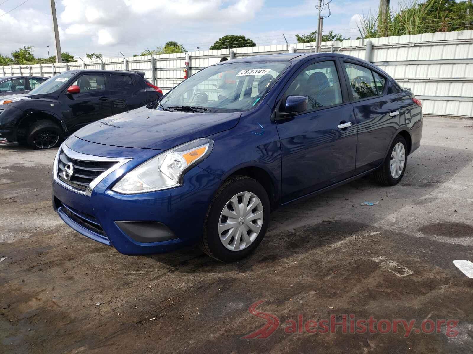 3N1CN7APXKL874187 2019 NISSAN VERSA