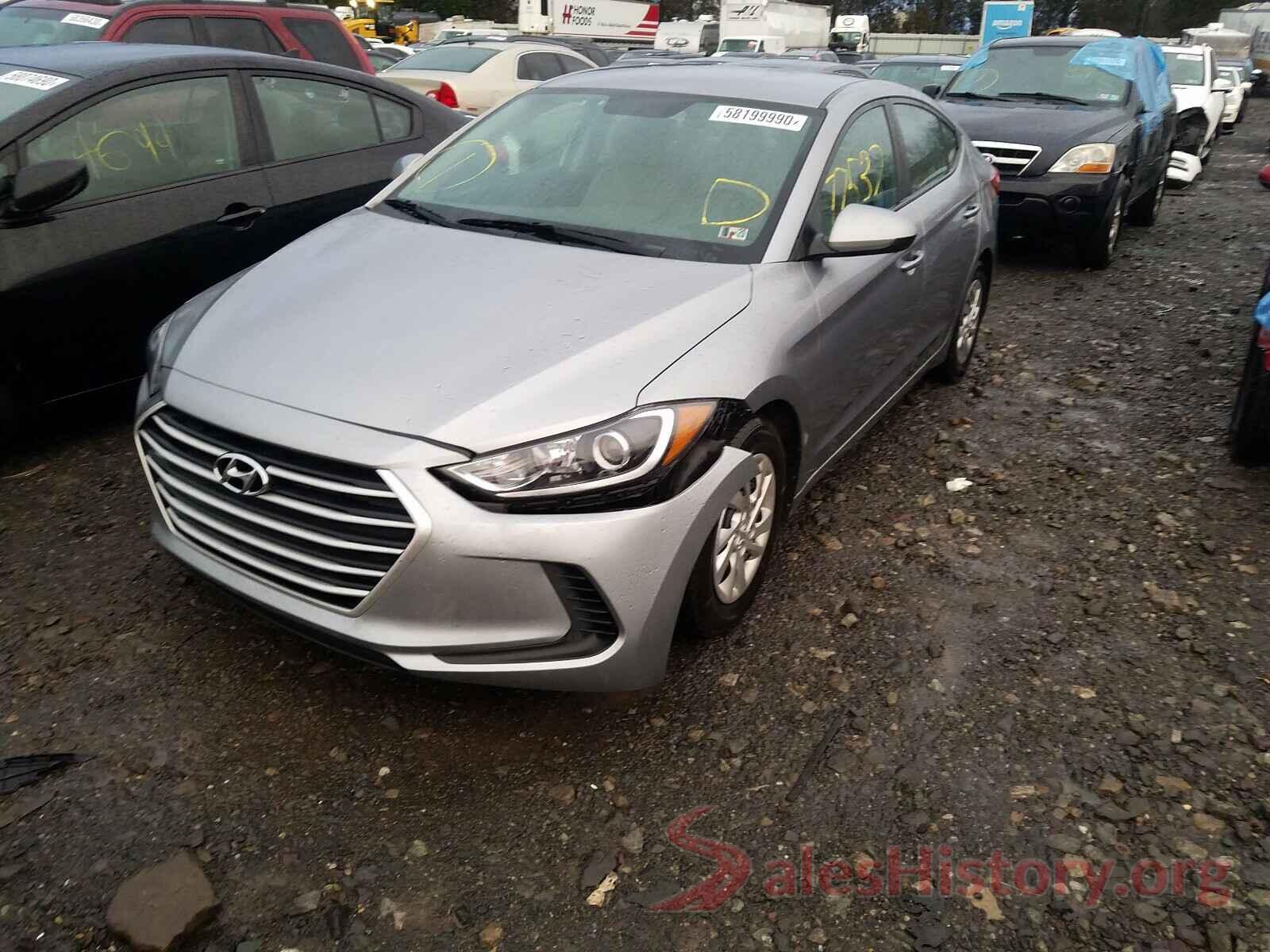 5NPD74LF3HH100547 2017 HYUNDAI ELANTRA