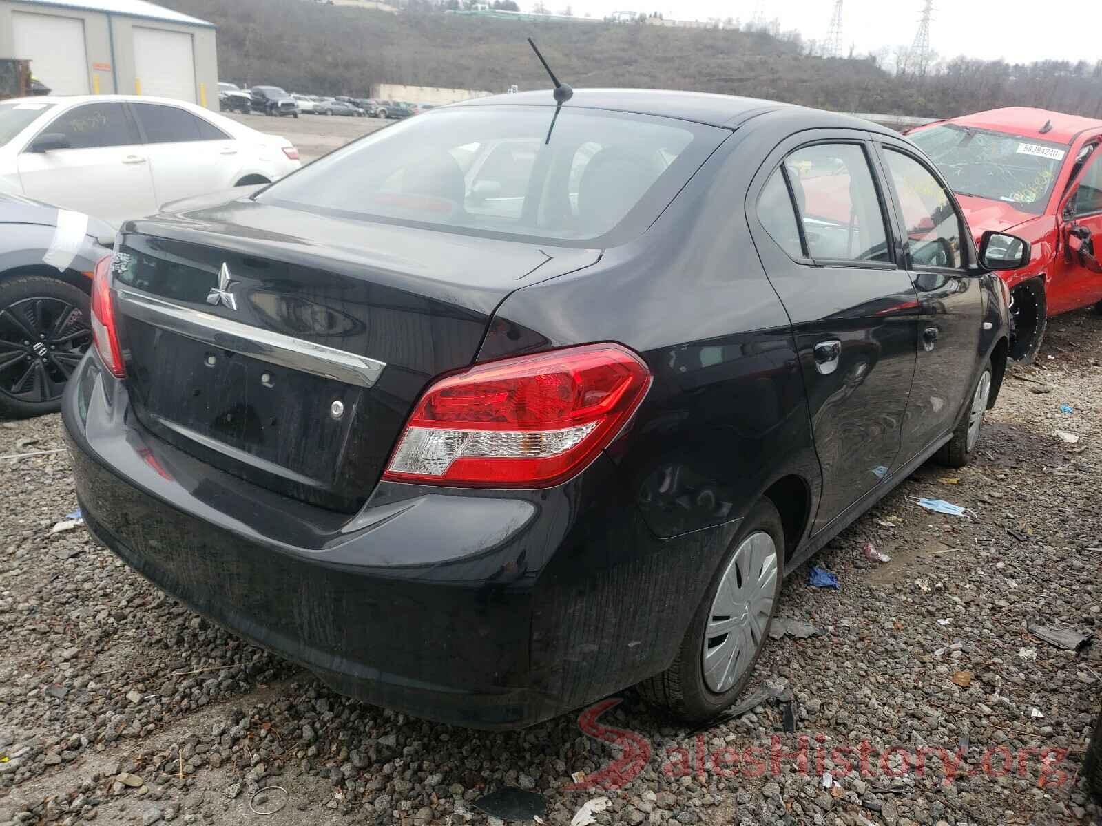 ML32F3FJ3LHF09939 2020 MITSUBISHI MIRAGE