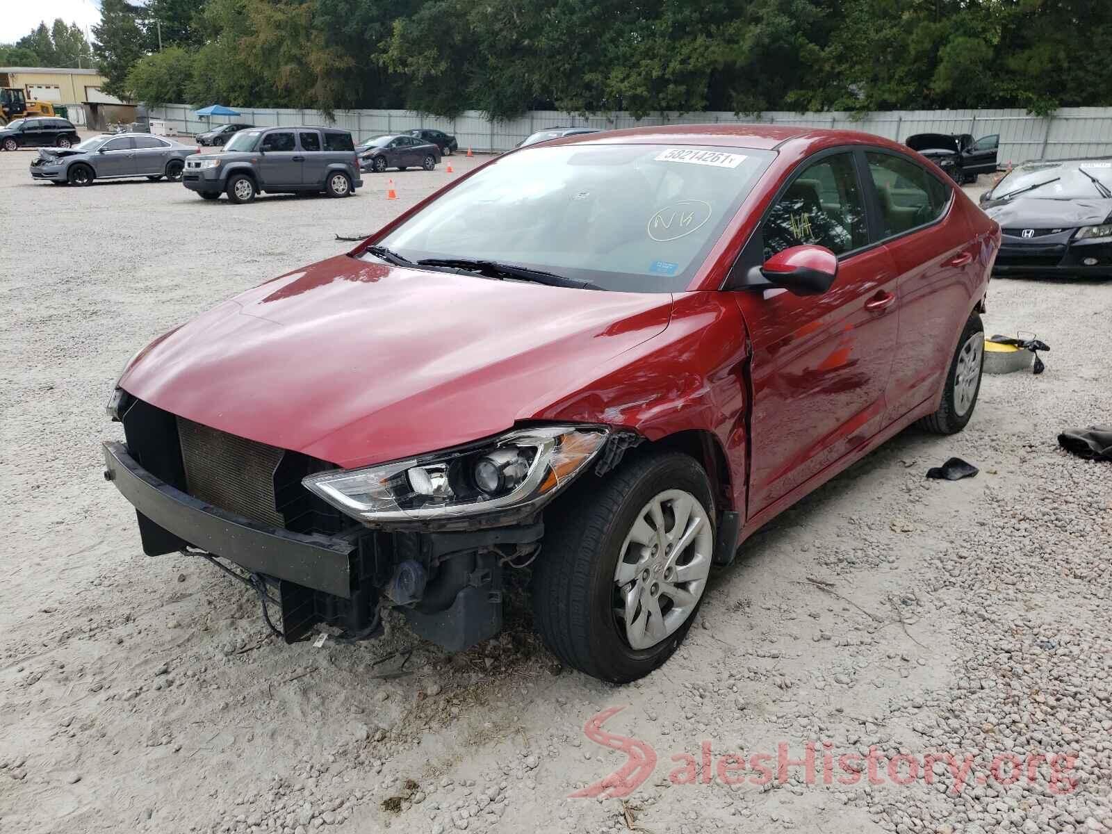 KMHD74LF2HU428558 2017 HYUNDAI ELANTRA