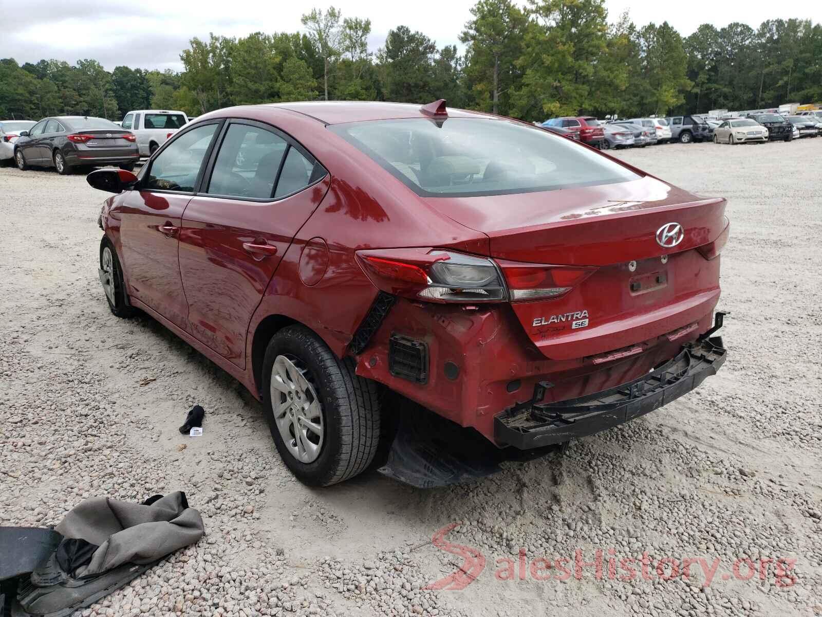 KMHD74LF2HU428558 2017 HYUNDAI ELANTRA