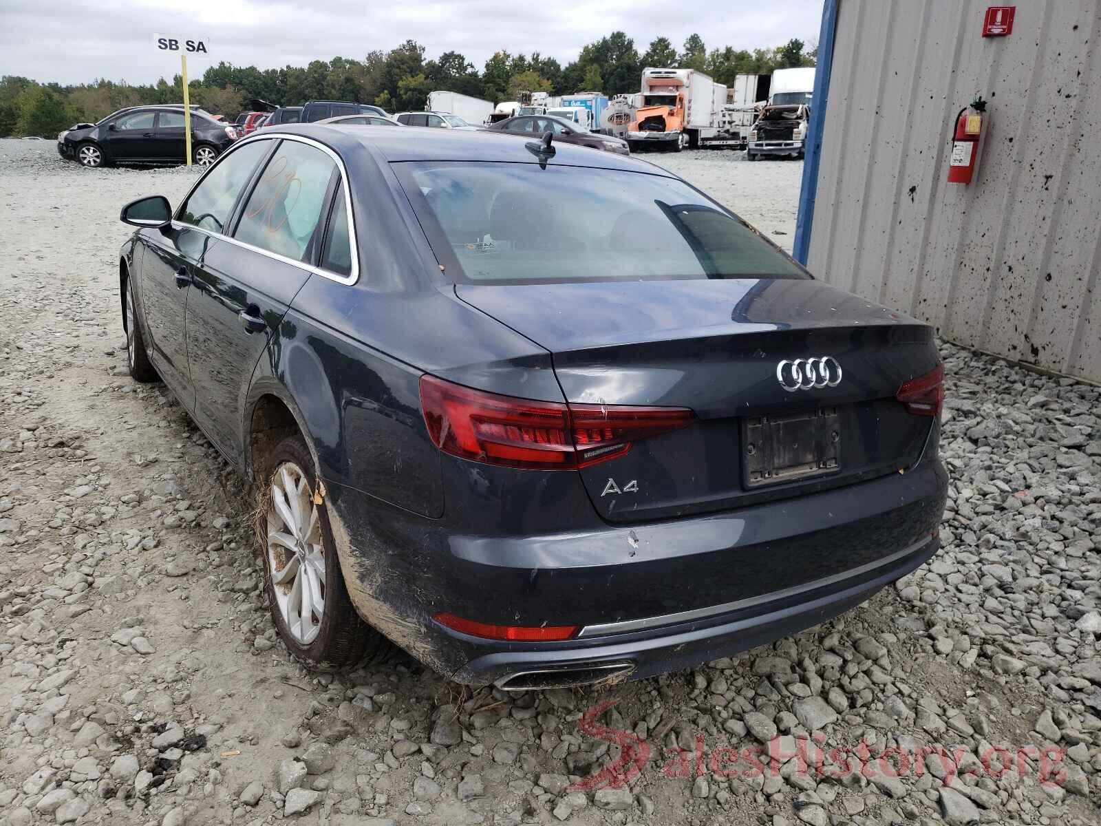 WAUGMAF45KN002767 2019 AUDI A4